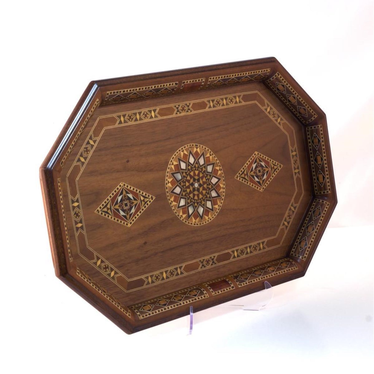 TİRYAKİ BOMBE BYK TEPSI  (51x32x3.5 cm)Helena Wood Art