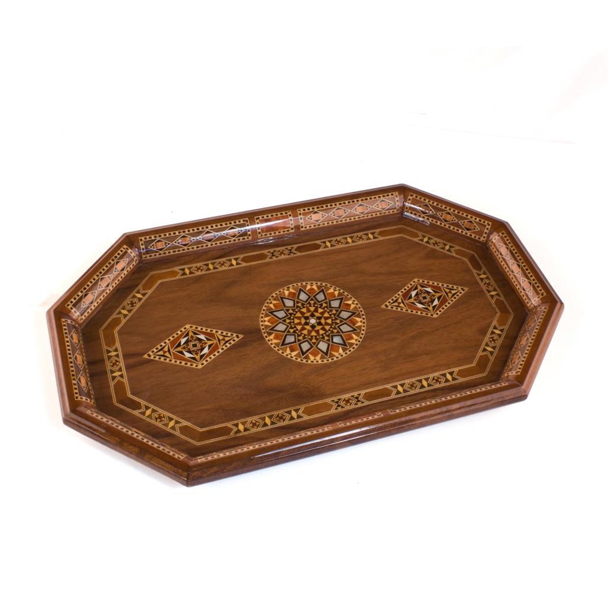 TİRYAKİ BOMBE BYK TEPSI  (51x32x3.5 cm)Helena Wood Art