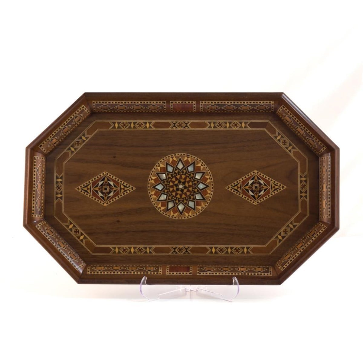 TİRYAKİ BOMBE BYK TEPSI  (51x32x3.5 cm)Helena Wood Art