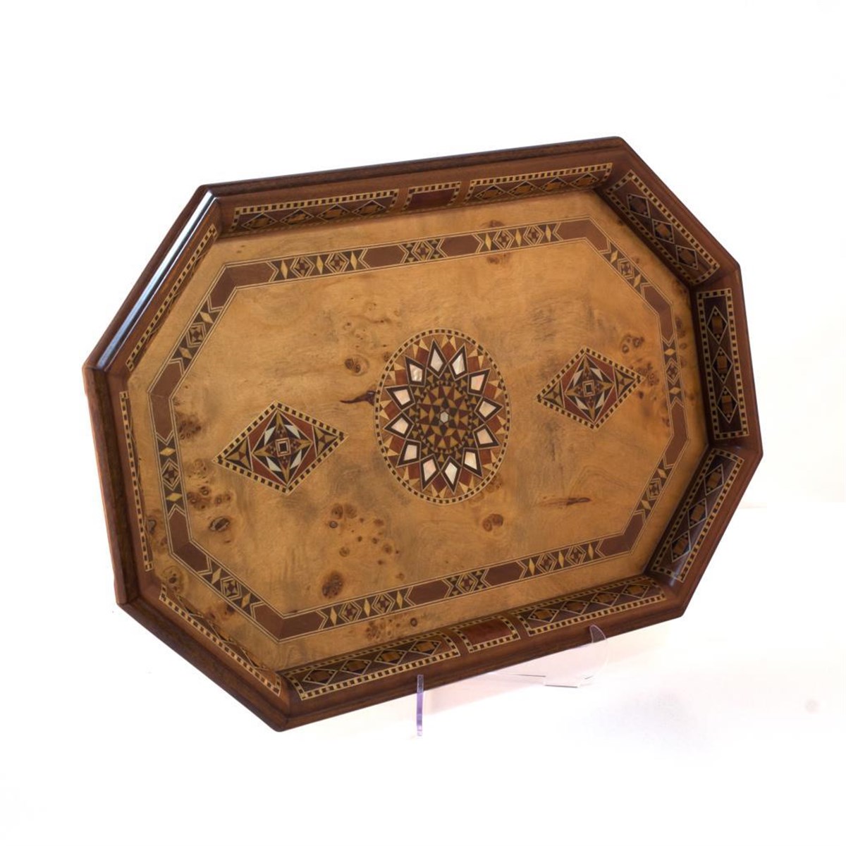 TİRYAKİ BOMBE BYK TEPSI  (51x32x3.5 cm)Helena Wood Art