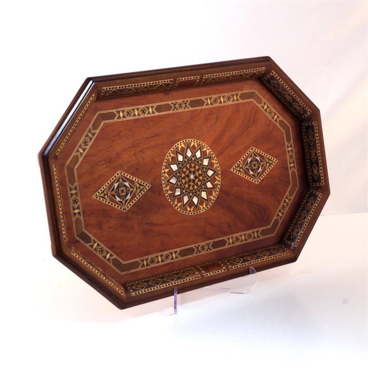 TİRYAKİ BOMBE BYK TEPSI  (51x32x3.5 cm)Helena Wood Art