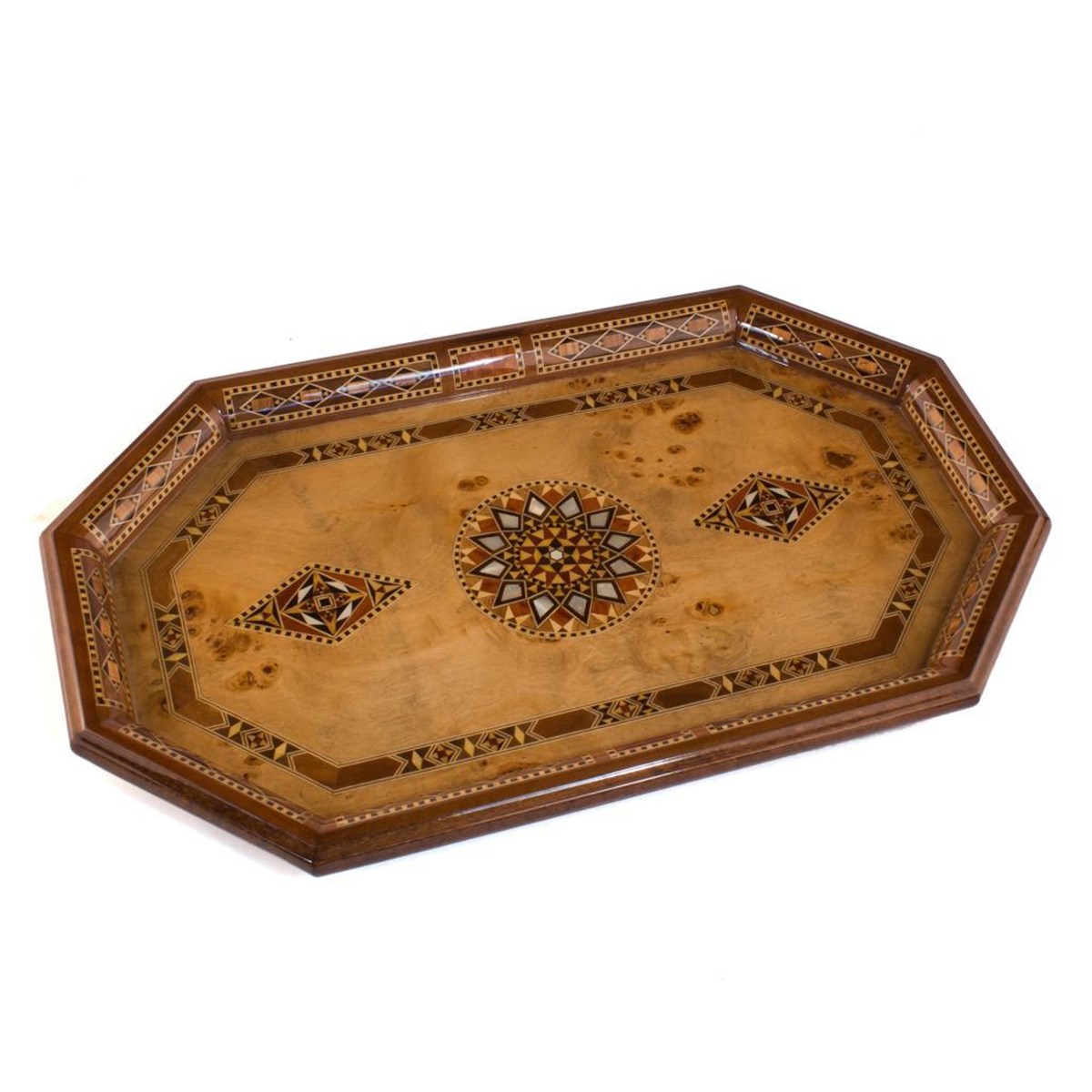 TİRYAKİ BOMBE BYK TEPSI  (51x32x3.5 cm)Helena Wood Art