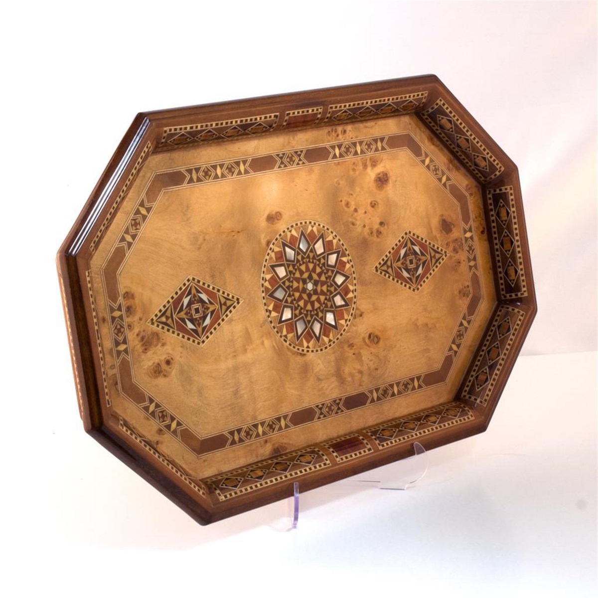 TİRYAKİ BOMBE BYK TEPSI  (51x32x3.5 cm)Helena Wood Art
