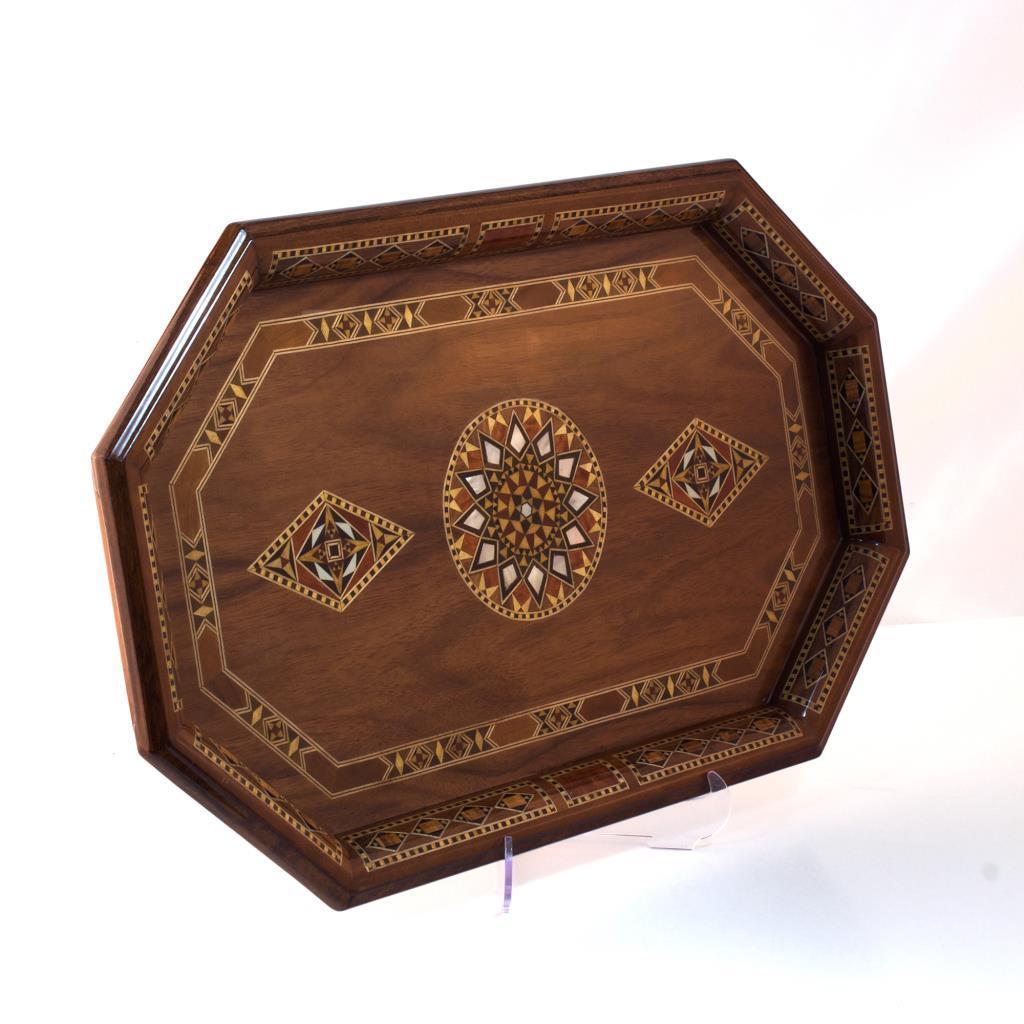 TİRYAKİ BOMBE BYK TEPSI  (51x32x3.5 cm)Helena Wood Art728642.WALP