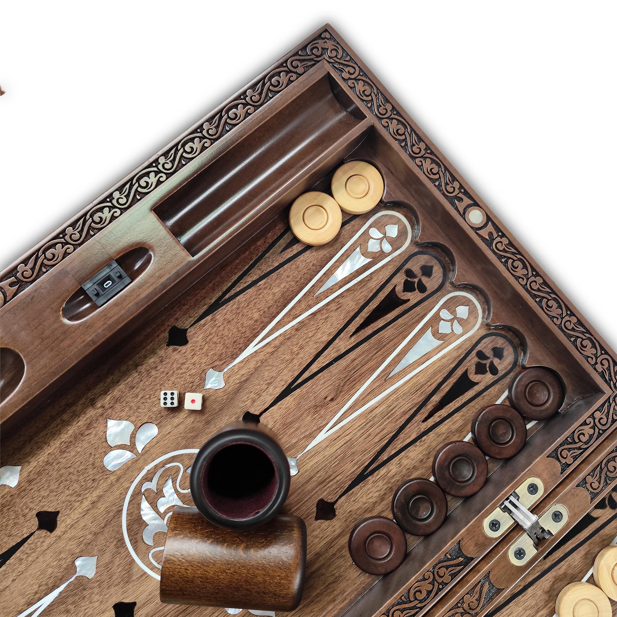 Troy Sedef Kakma ve Bakırlı TavlaHelena Wood Art4432