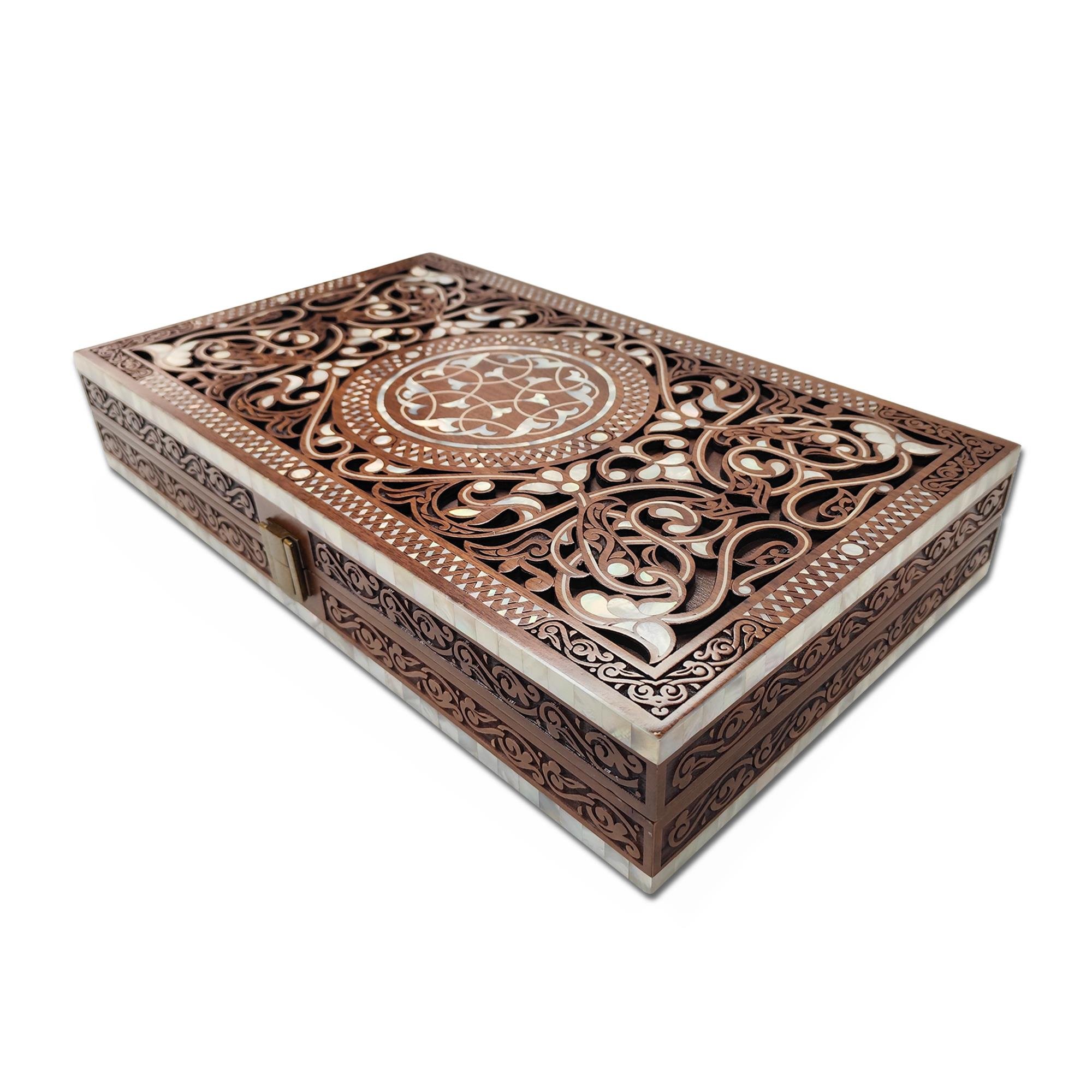 Troy Sedef Kakma ve Bakırlı TavlaHelena Wood Art4432