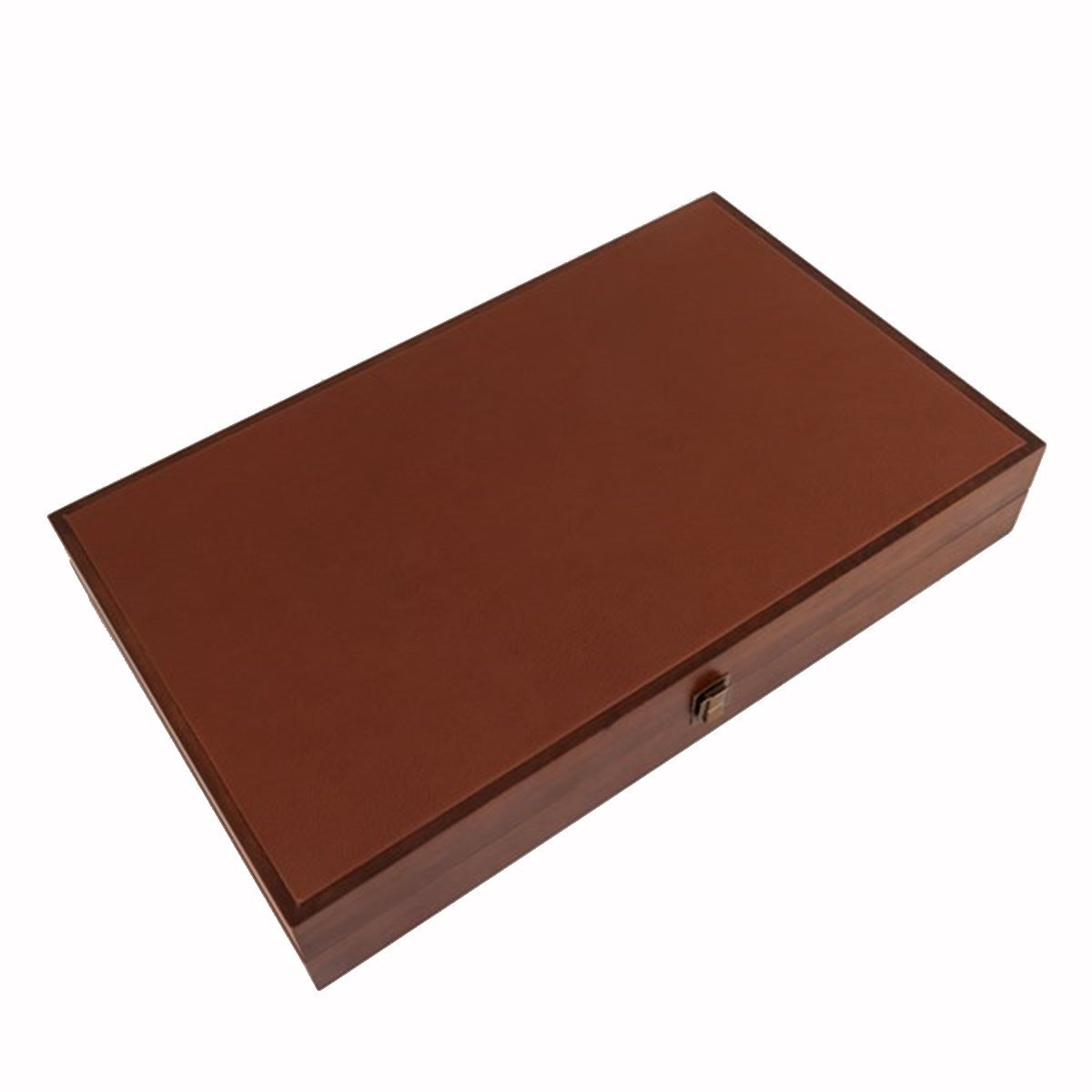 VEGAS DERİ TAVLA GENİŞ KASALI (50 cm) - CEVİZHelena Wood Art2238.WAL
