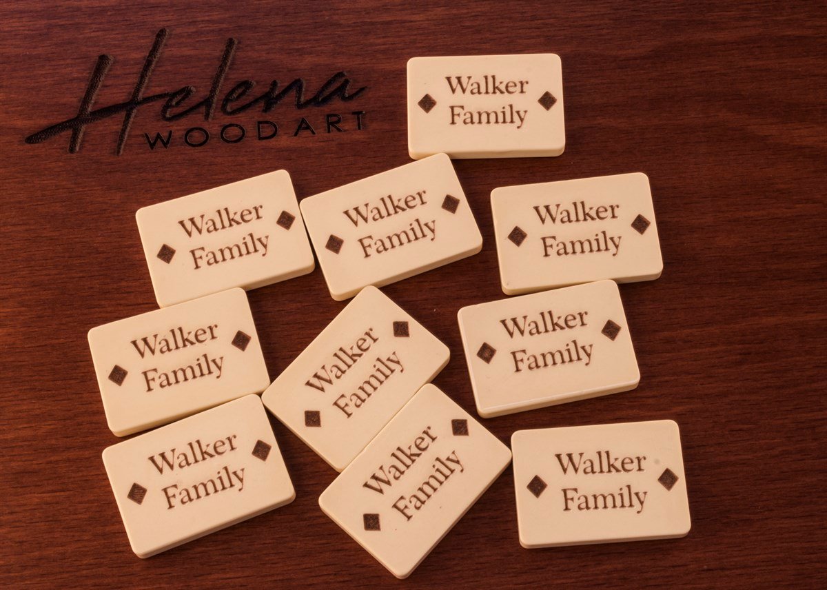 Yazılı Okey TaşıHelena Wood Art26501.10