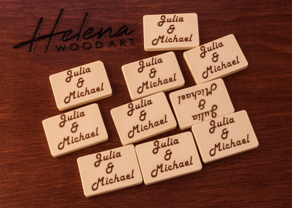 Yazılı Okey TaşıHelena Wood Art26501.10