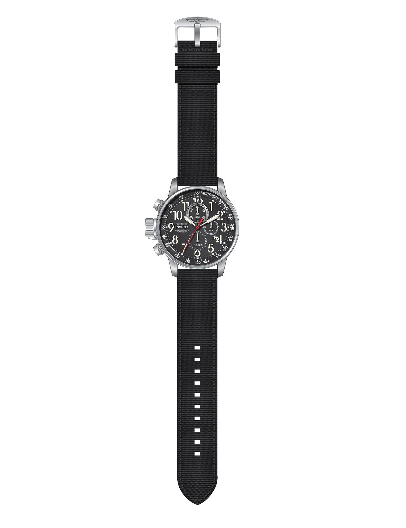 INVICTA I-Force Men 46mm Stainless Steel Steel Black dial VD57 Quartz