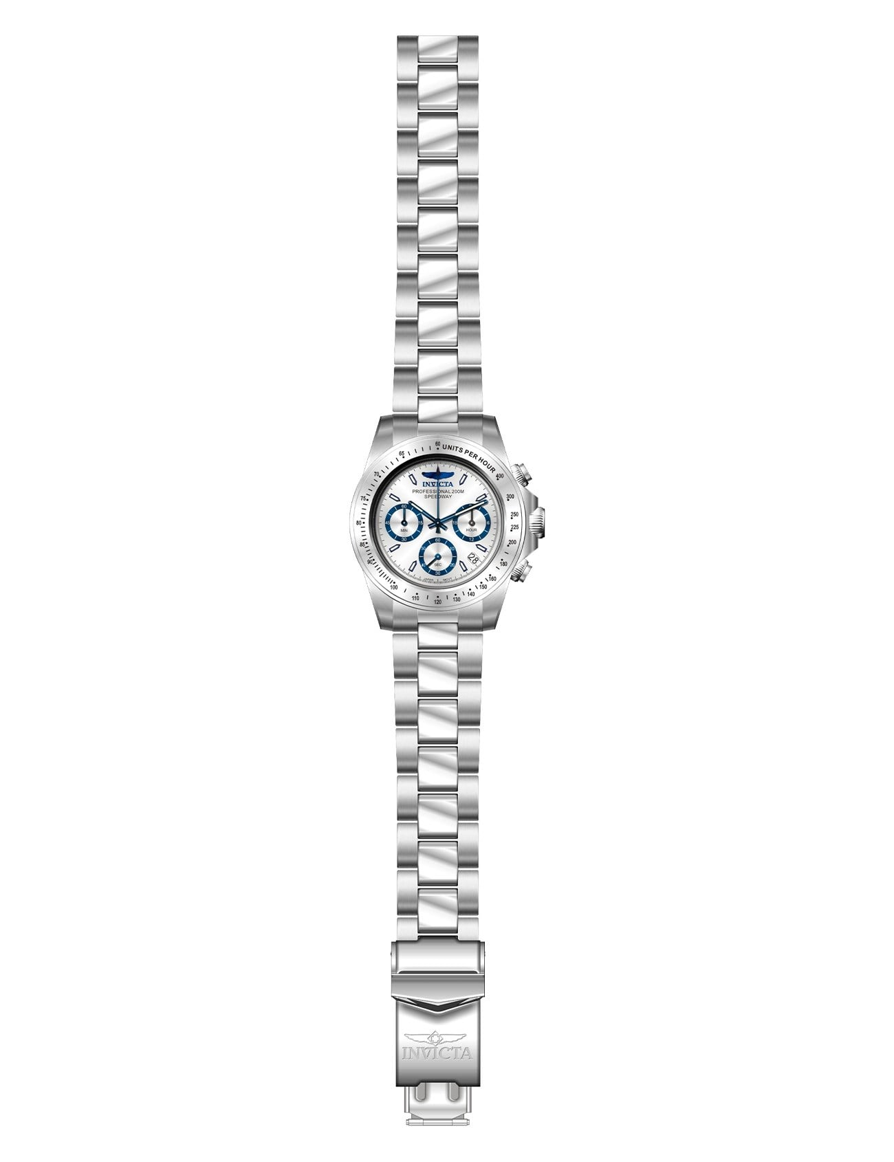 INVICTA Speedway Men 39.5mm Stainless Steel Steel Silver dial VD53B-14 Quartz