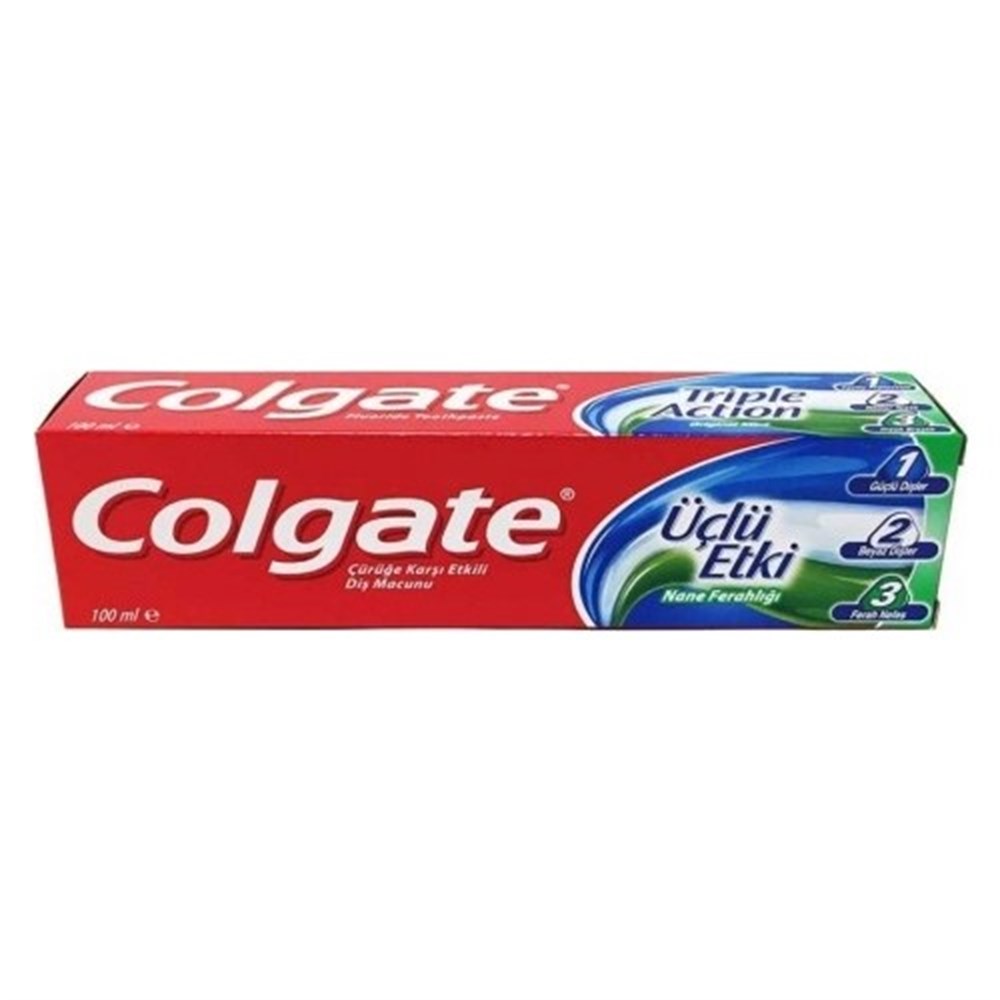 COLGATE DİŞ MACUNU ÜÇLÜ ETKİ 100 ML