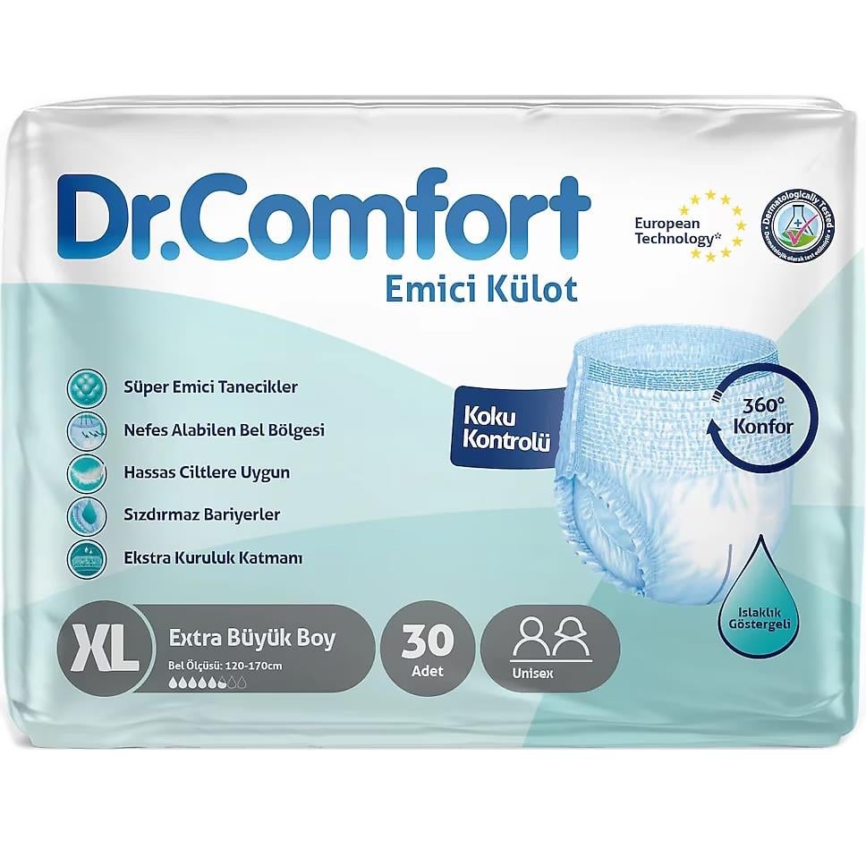EMİCİ KÜLOT DR.COMFORT EKSTRA LARGE 30'LU ( 5622 )