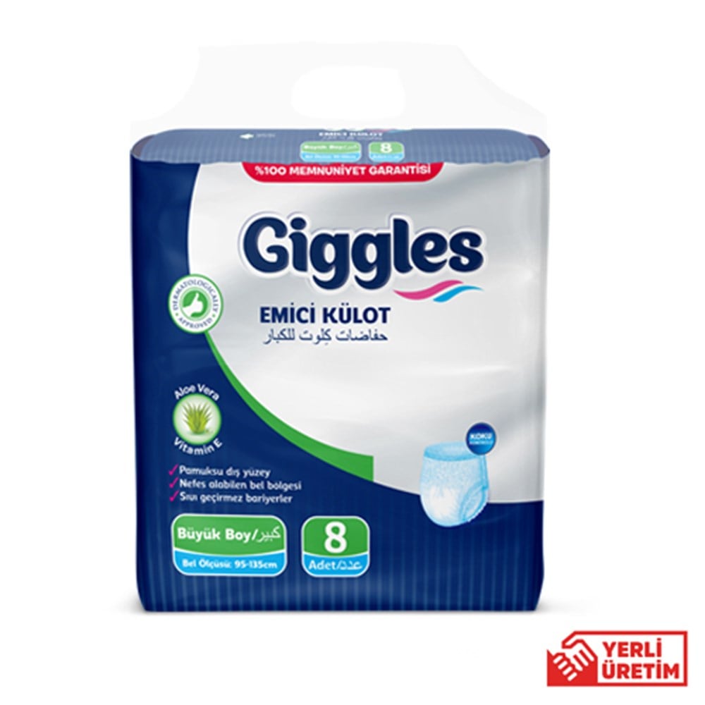 EMİCİ KÜLOT GİGGLES LARGE 8'Lİ  ( 8 )