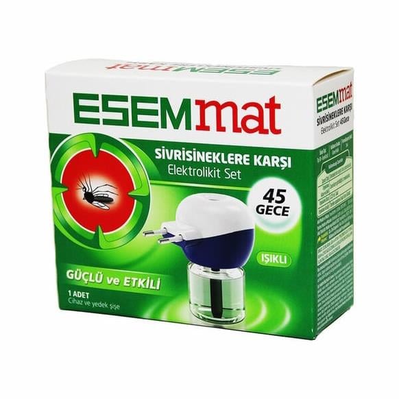 ESEMMAT ELEKTROLİKİT MİNİ SET + 45 GECE YEDEK