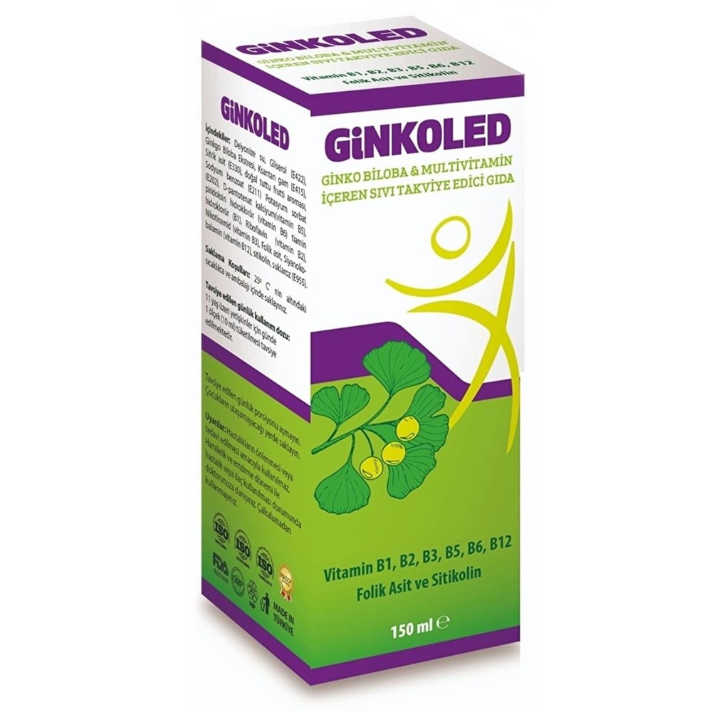 GT LEDA GİNKOLED ŞURUP 150 ML