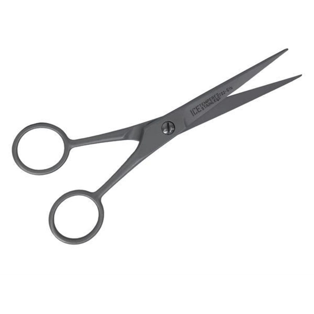ICE-TEMPERED STAINLESS BERBER MAKASI TİTANYUM KAPLAMA 6-1/2