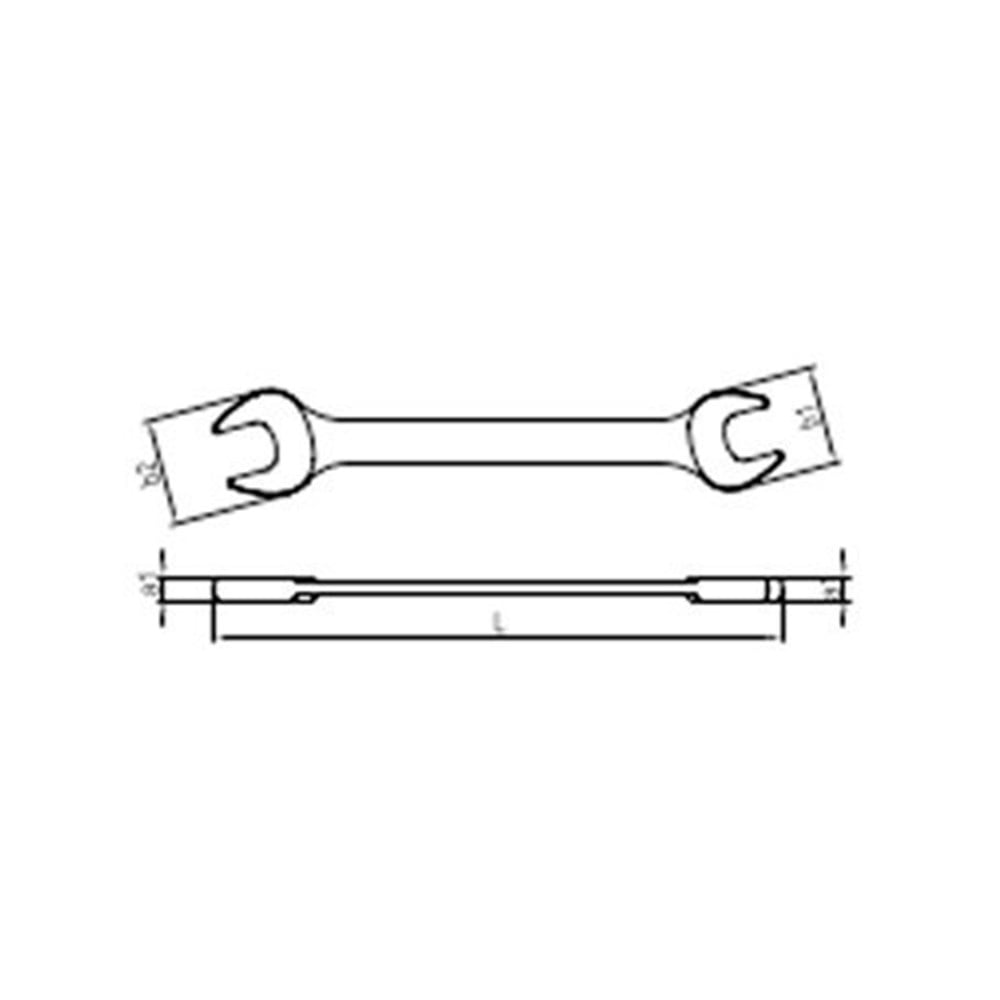 İki Ağız Anahtar Uzun Boy 6x7mm | 0130010607 |  (T200250)