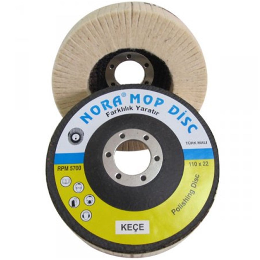 Keçe Mop Disk 115x22 (Polisaj Diski)  (T515955)