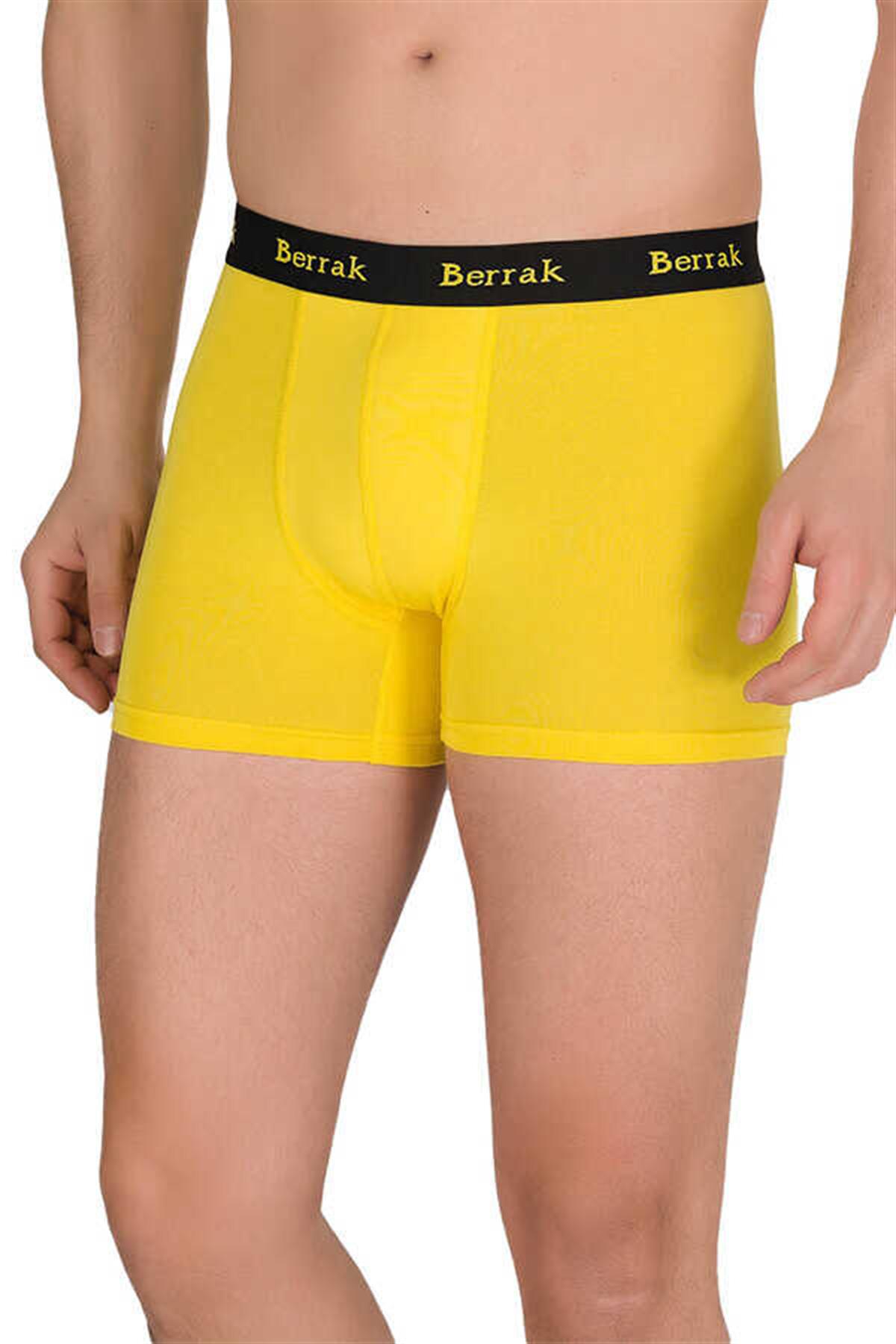 BoxerBerrak 4476 Premium Likralı Modal Erkek Boxer
