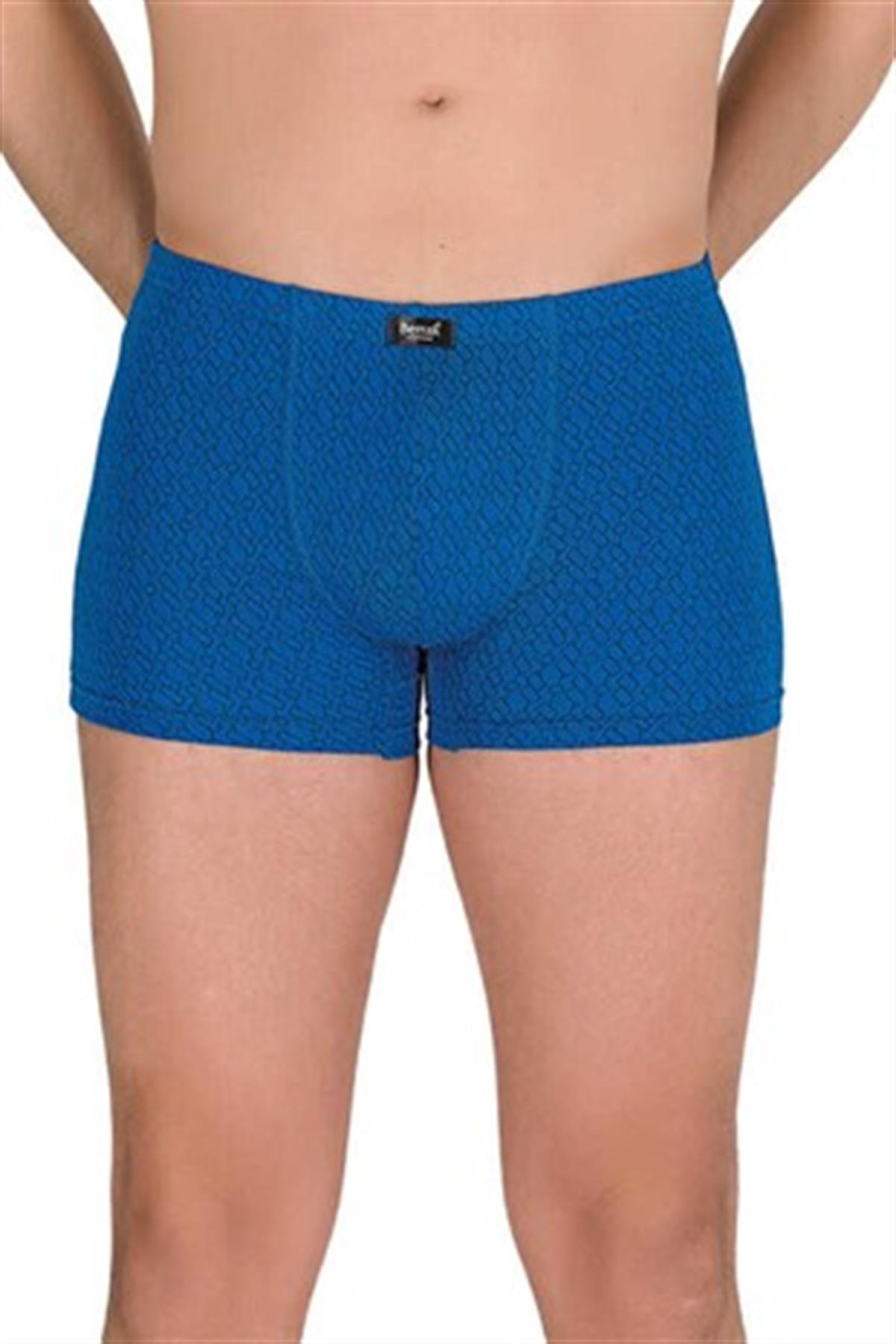 BoxerBerrak 4497 Likralı Modal İnce Belli Desenli Erkek Boxer