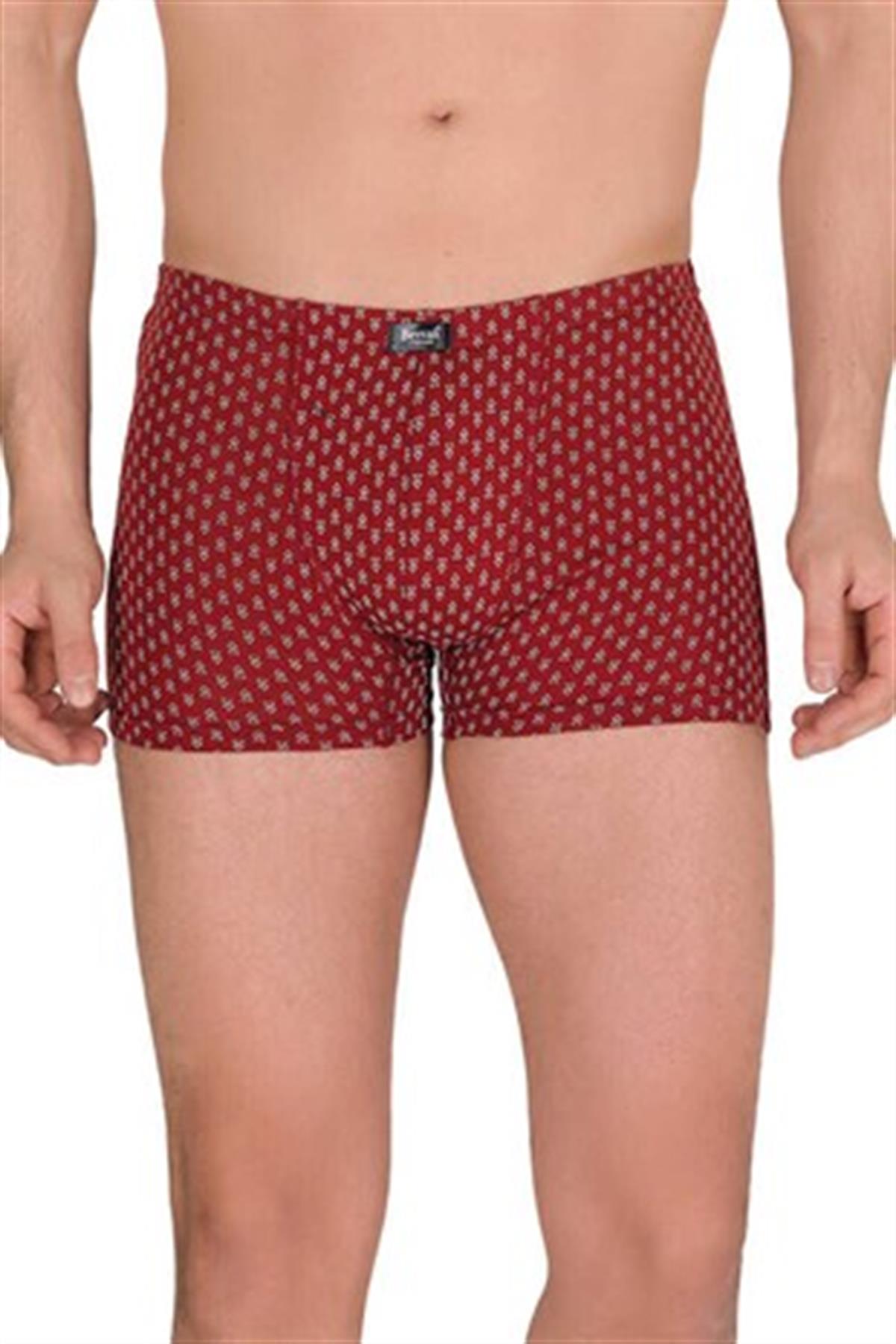 BoxerBerrak 4497 Likralı Modal İnce Belli Desenli Erkek Boxer