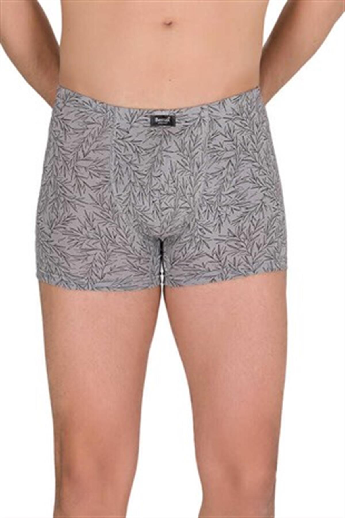 BoxerBerrak 4497 Likralı Modal İnce Belli Desenli Erkek Boxer