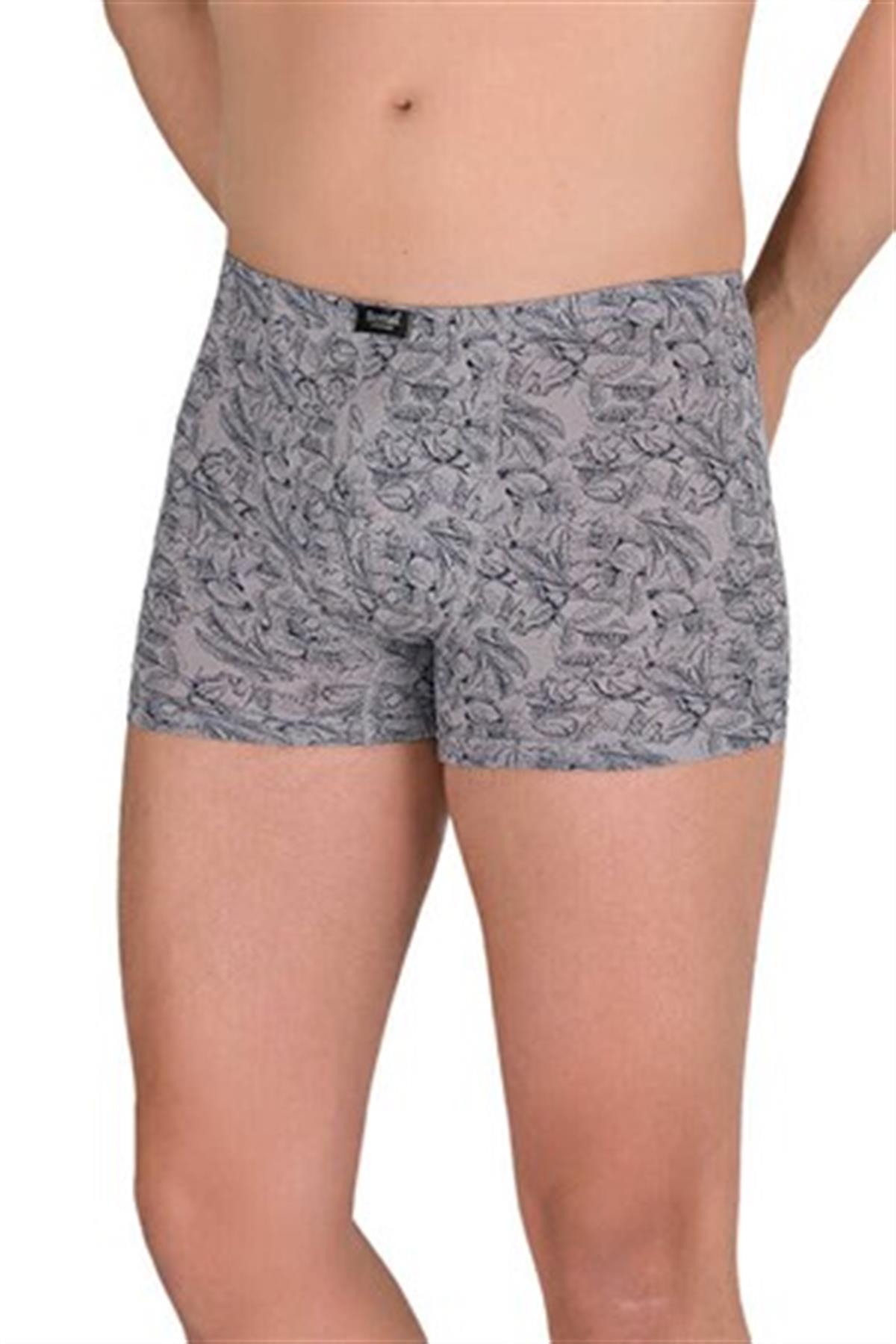 BoxerBerrak 4497 Likralı Modal İnce Belli Desenli Erkek Boxer