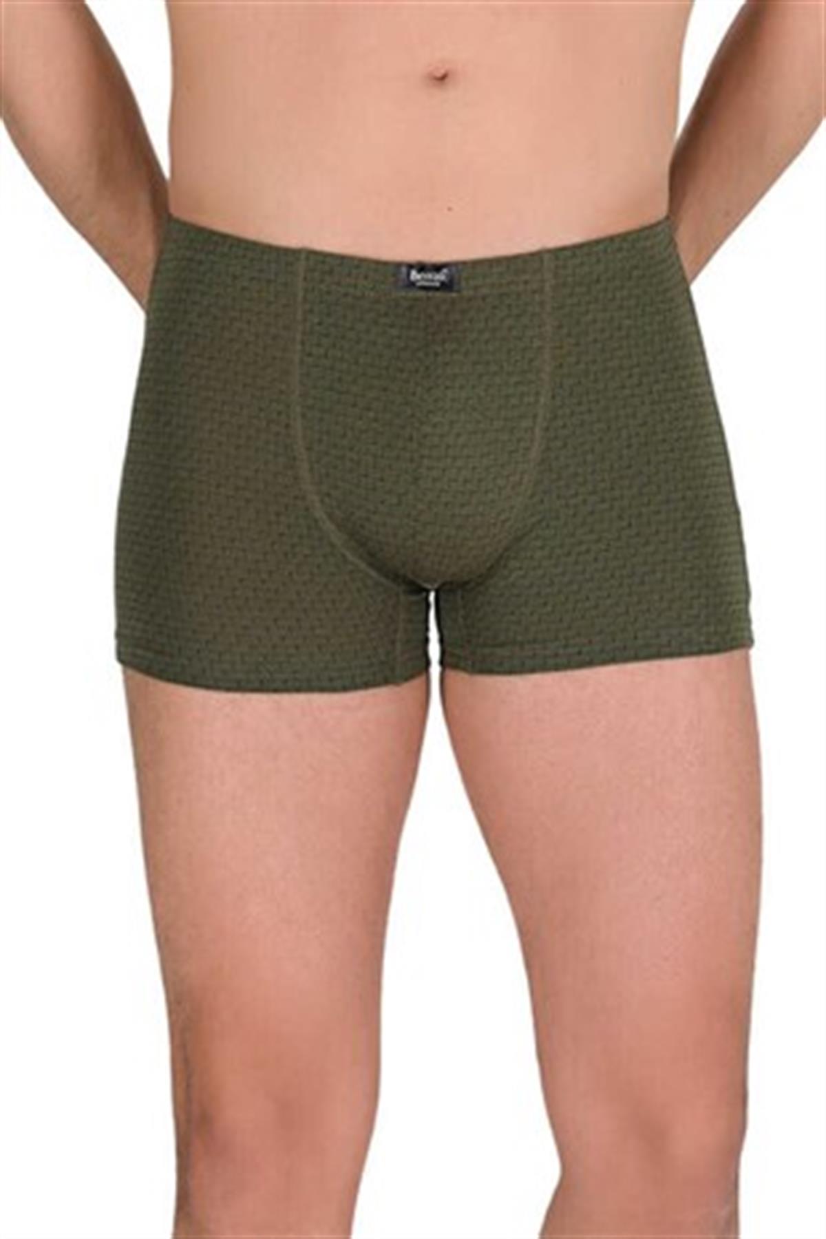 BoxerBerrak 4497 Likralı Modal İnce Belli Desenli Erkek Boxer
