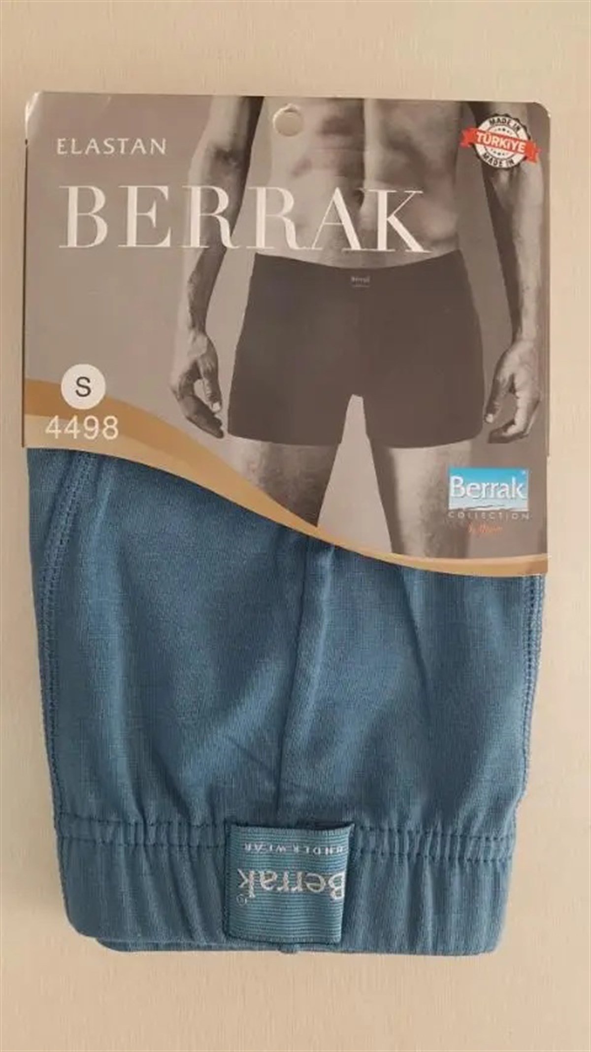 BoxerBerrak 4498 Elastan Penye Çok Rahat Erkek Boxer