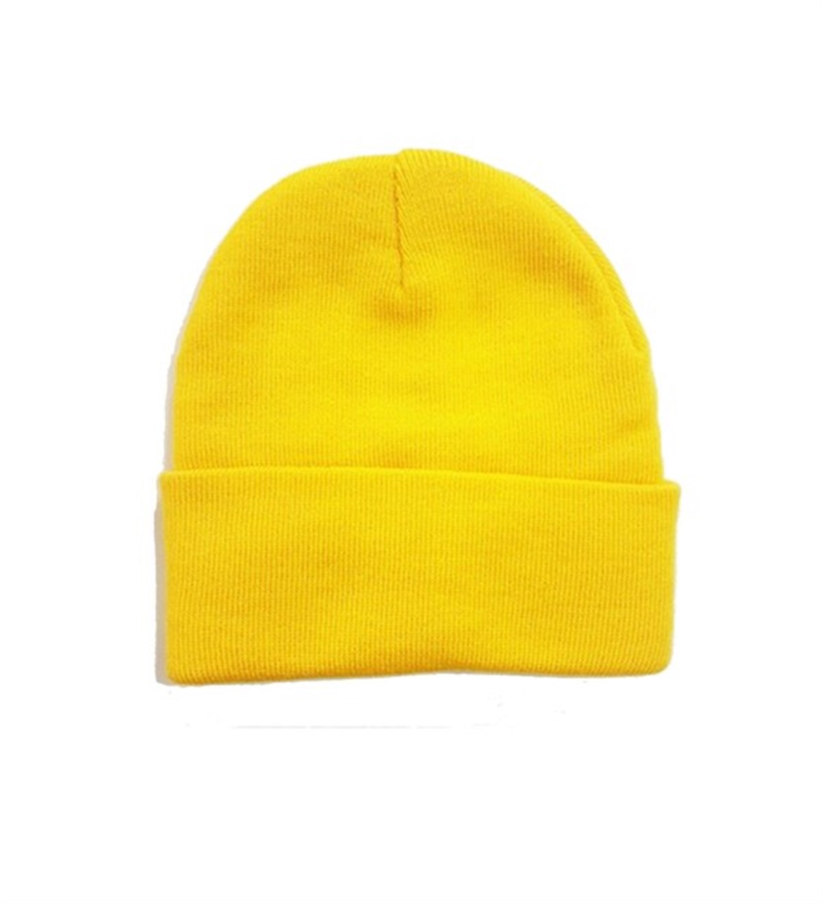 Kadın BereDüz Renk Akrilik Unisex Renkli Bere