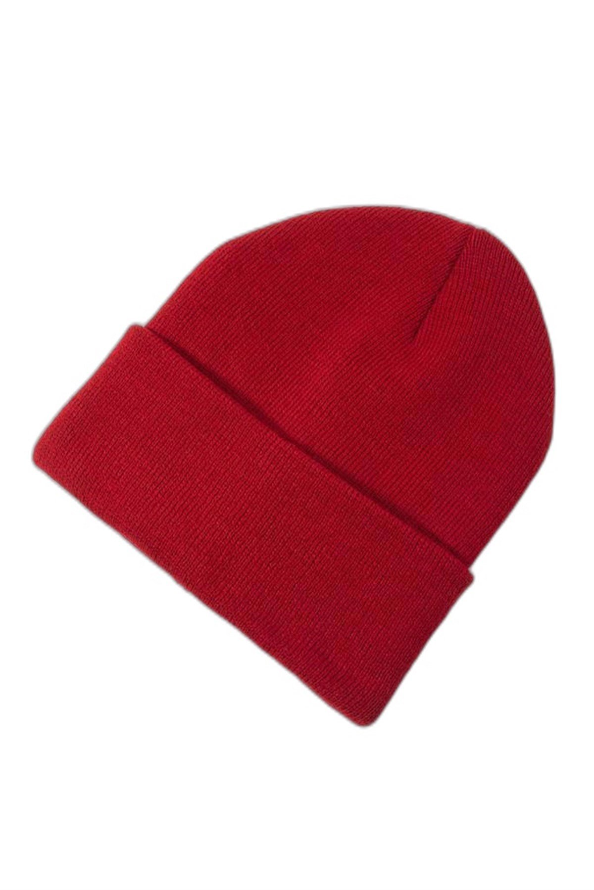 Kadın BereDüz Renk Akrilik Unisex Renkli Bere