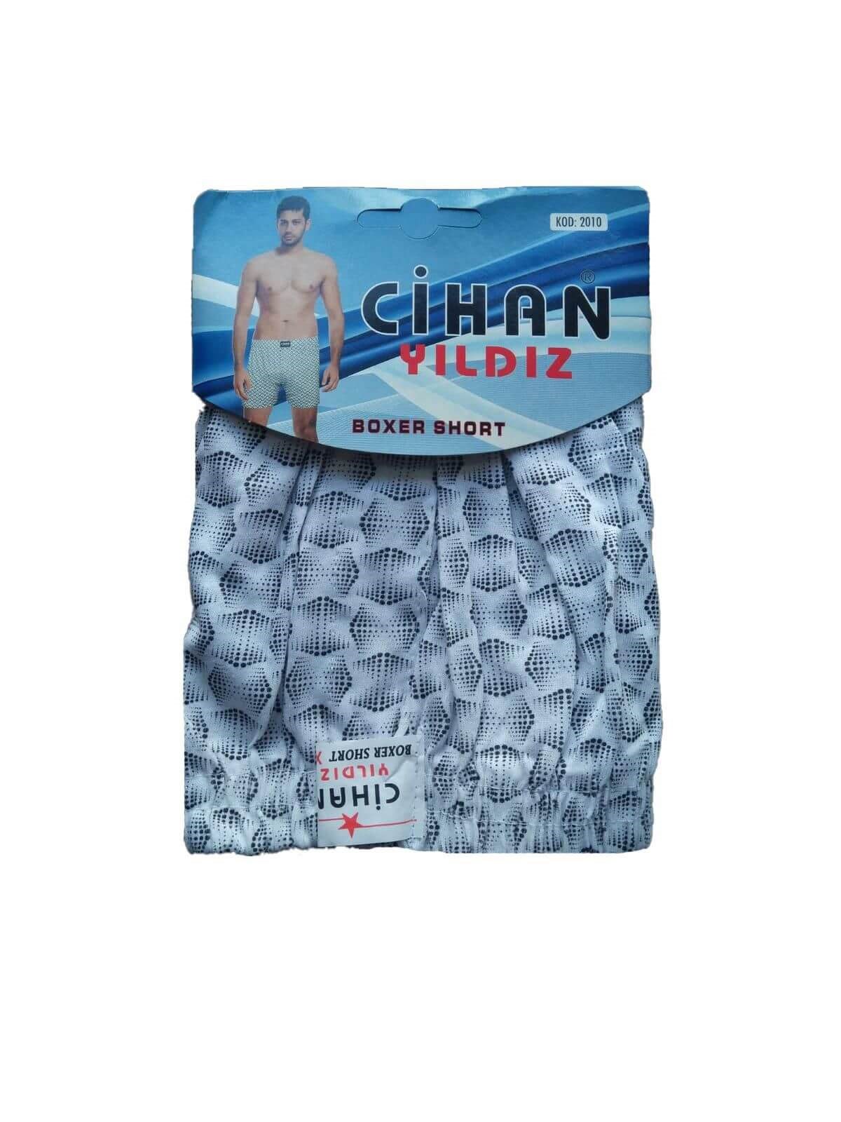 BoxerCihan Yıldız 2010 6'lı Paket Karışık Desenli Erkek Boxer