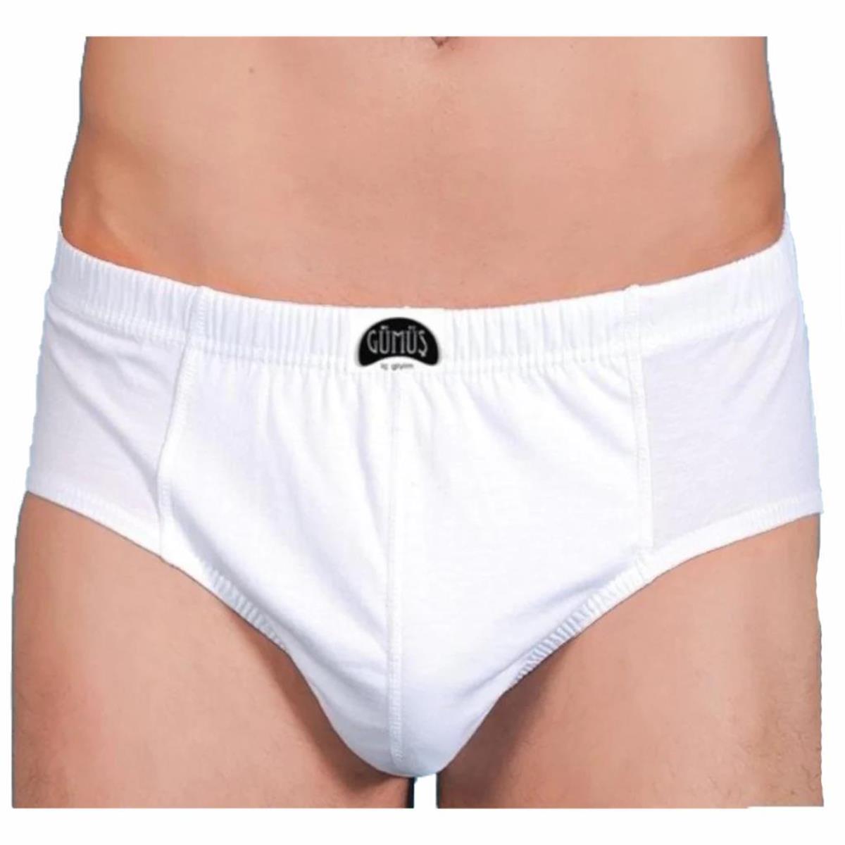 Slip, KülotGümüş 3006 6'lı Paket Erkek Slip Külot