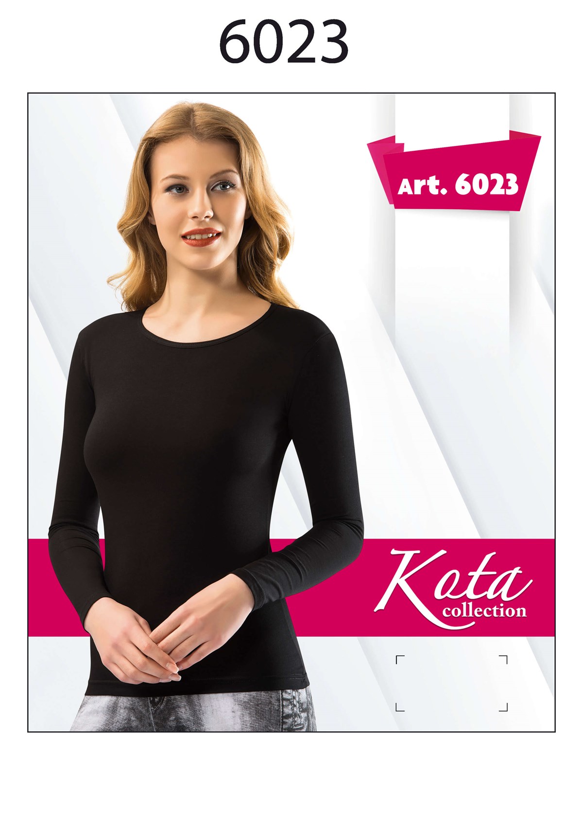 Atlet, Fanila, BodyBayan Uzun Kollu Tişört Kota 6023