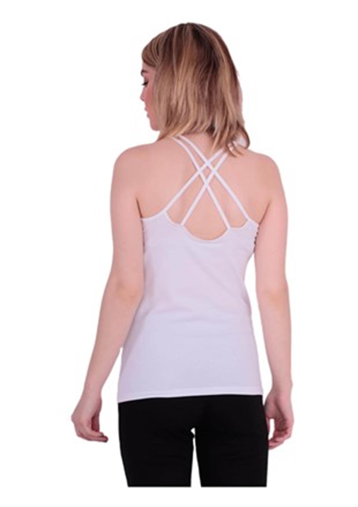Atlet, Fanila, BodyLikralı Penye Bayan Sırt Askılı Atlet Kota 6311