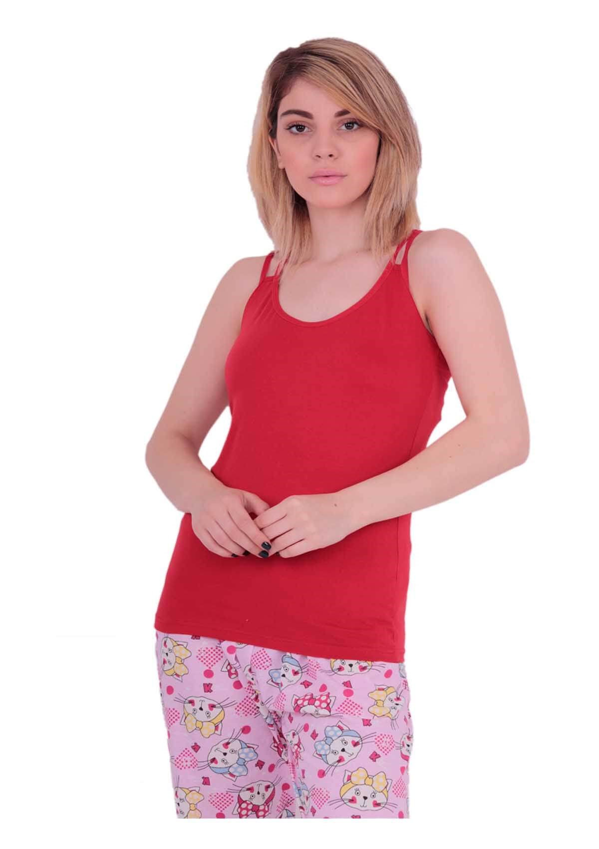 Atlet, Fanila, BodyLikralı Penye Bayan Sırt Askılı Atlet Kota 6311