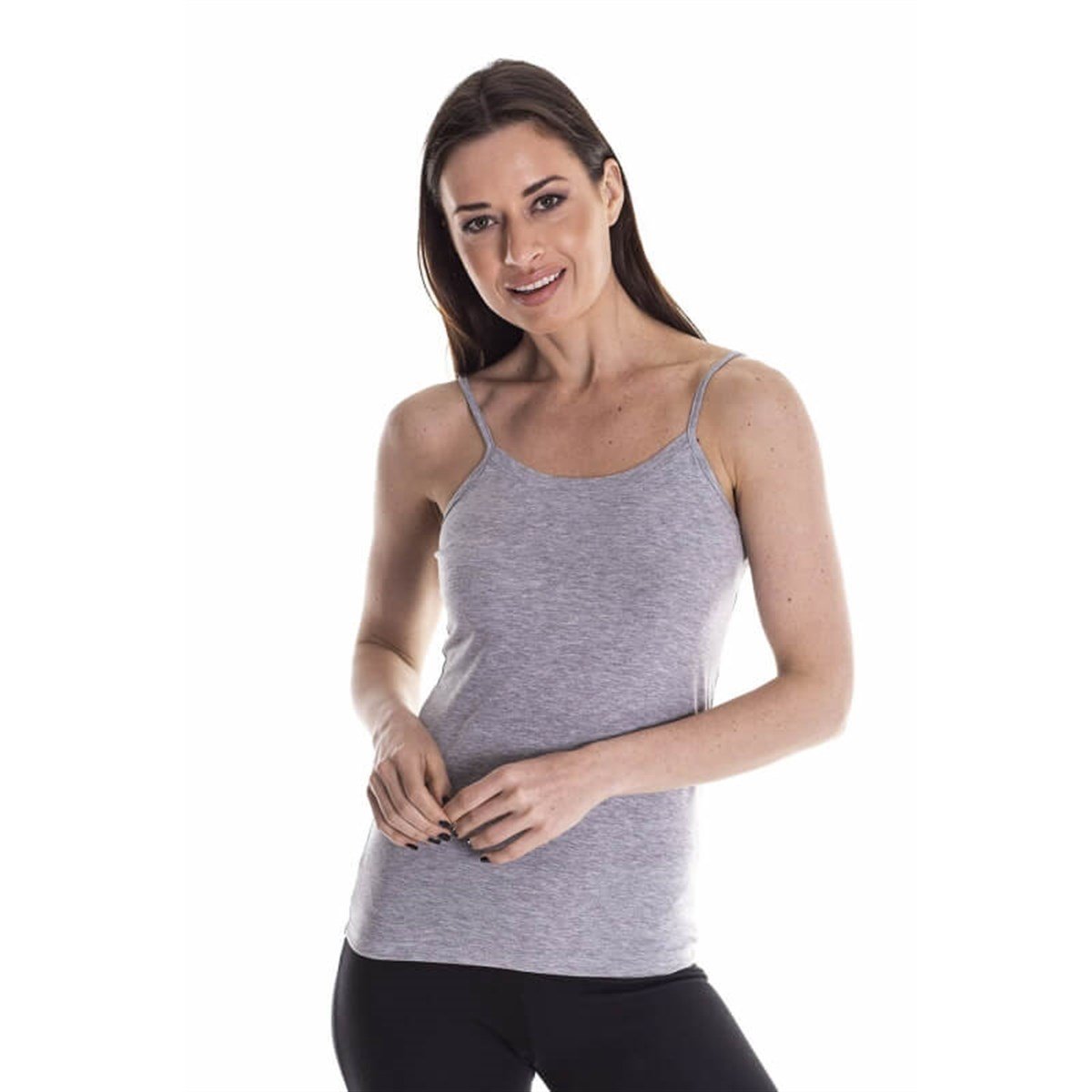 Atlet, Fanila, BodySedef Yıldız Ribana Renkli İp Askılı Bayan Atlet