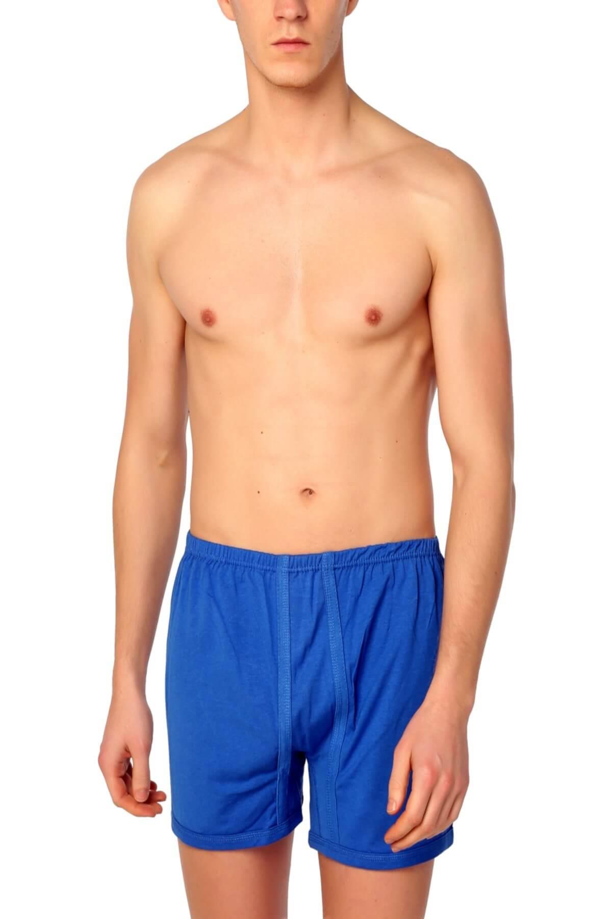 BoxerSeher Yıldızı Penye Renkli Arjantin Erkek Paçalı Don
