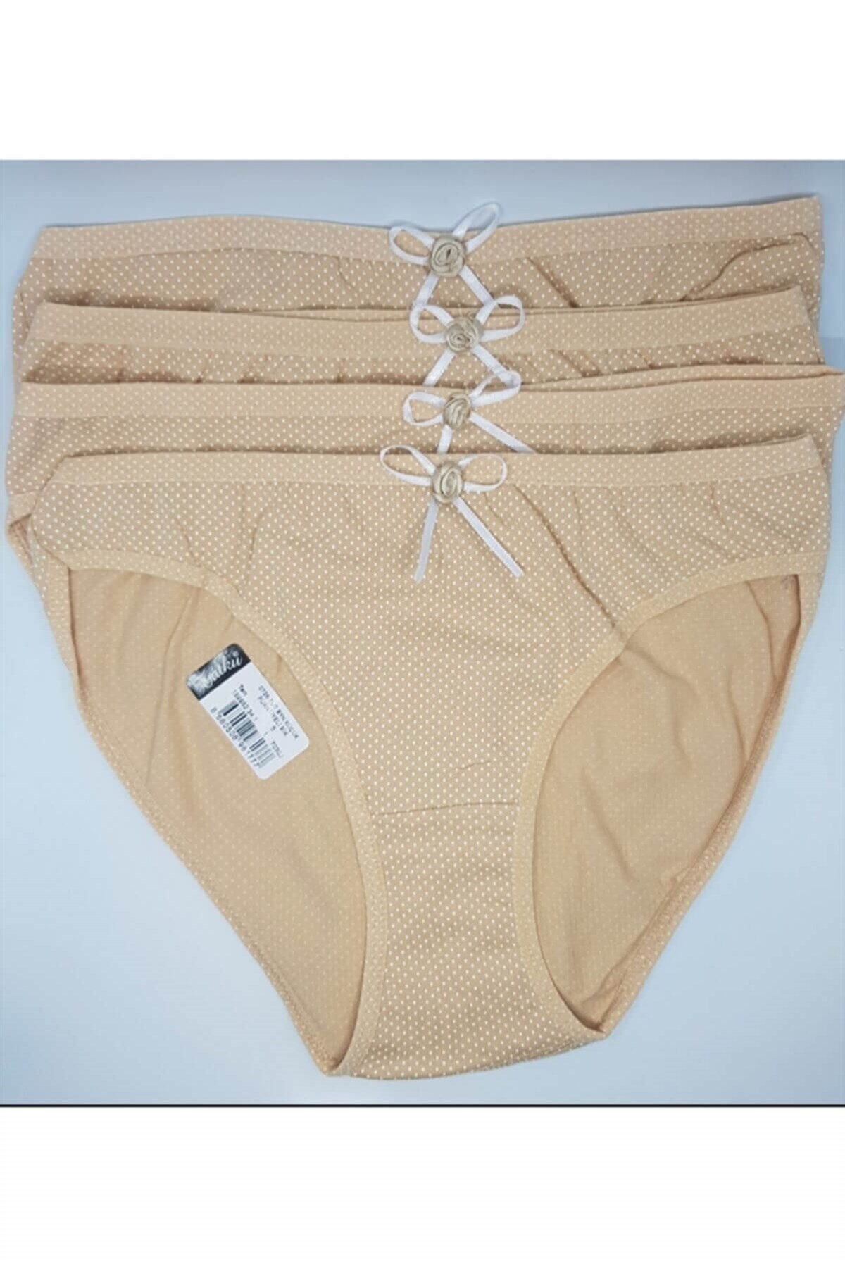 Külot, String, Tanga12'li Paket Tutku 0728 Küçük Puantiyeli Bayan Elastan Bikini Külot