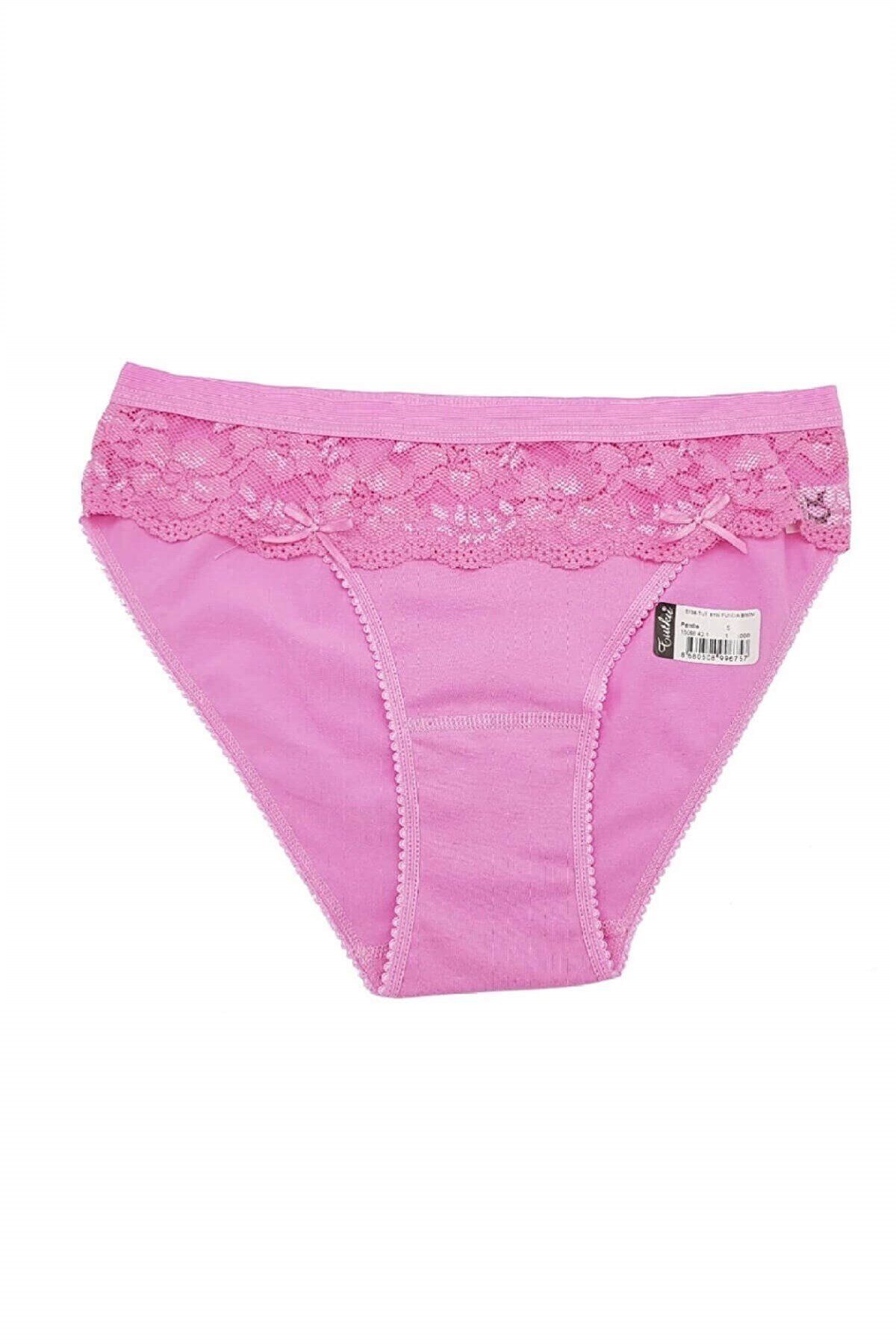 Külot, String, Tanga12'li Paket Tutku 0736 Funda Dantelli Bayan Elastan Bikini Külot