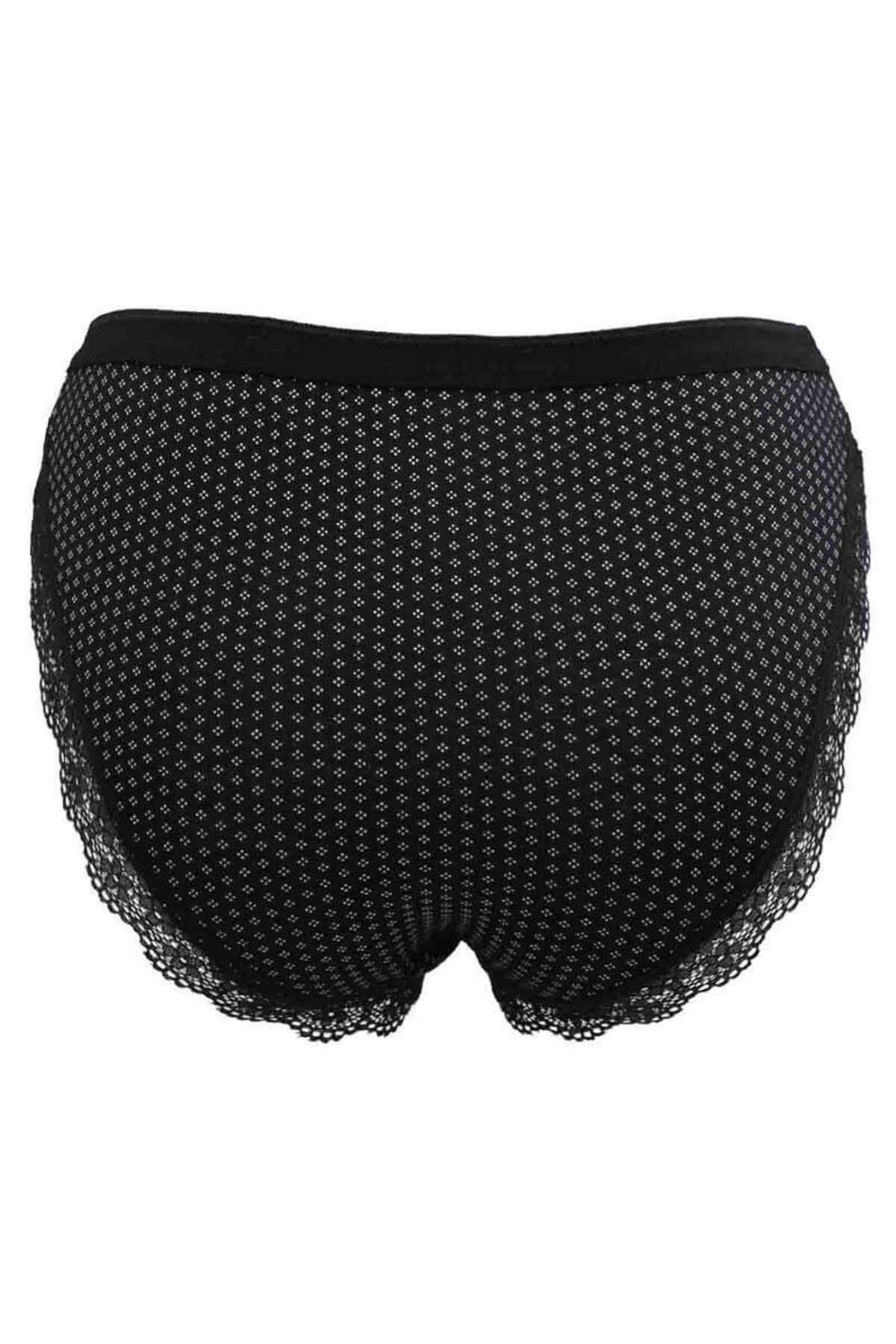 Külot, String, Tanga12'li Paket Tutku Nil 0528 Dantelli Desenli Bayan Elastan Bikini Külot