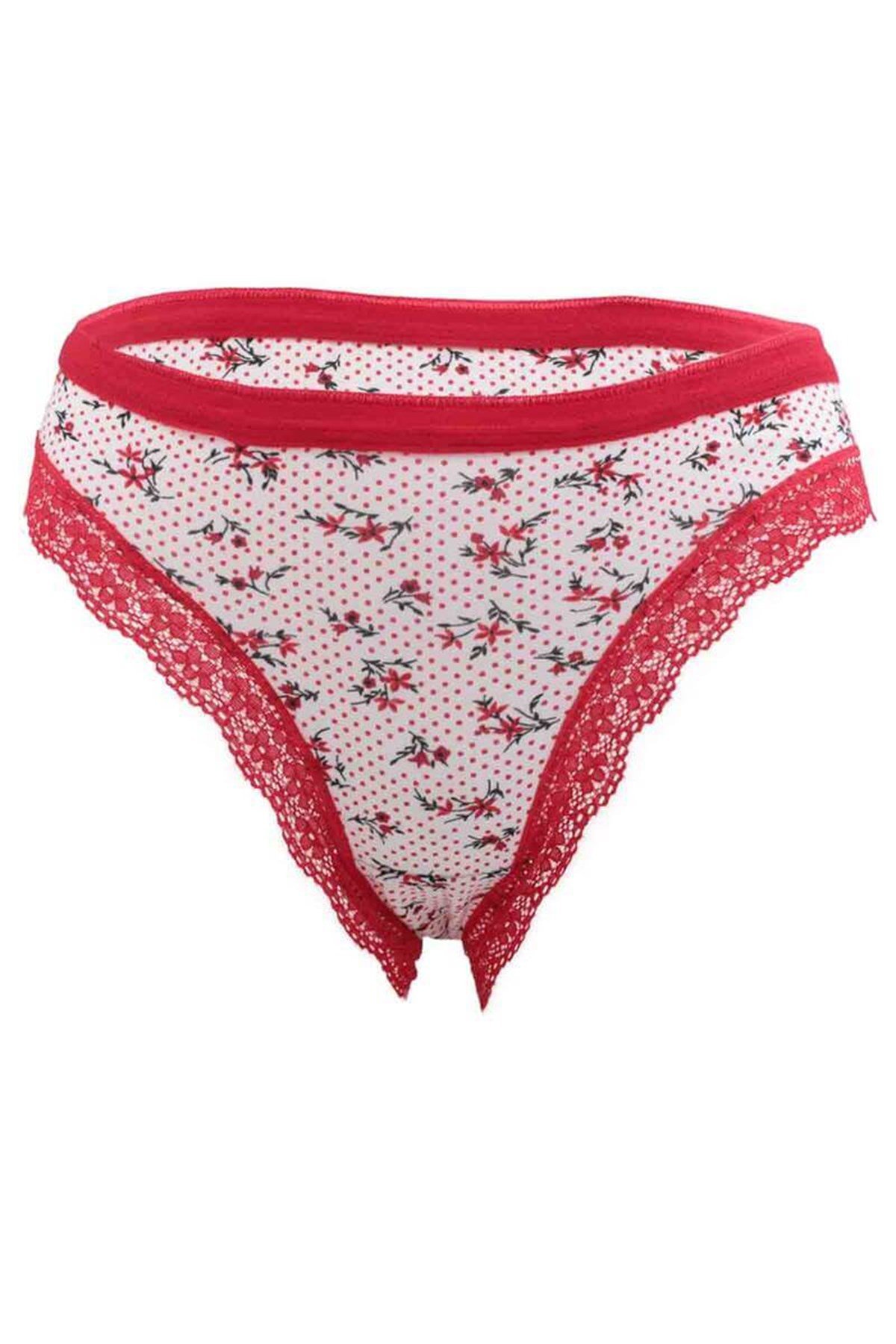 Külot, String, Tanga12'li Paket Tutku Nil 0528 Dantelli Desenli Bayan Elastan Bikini Külot