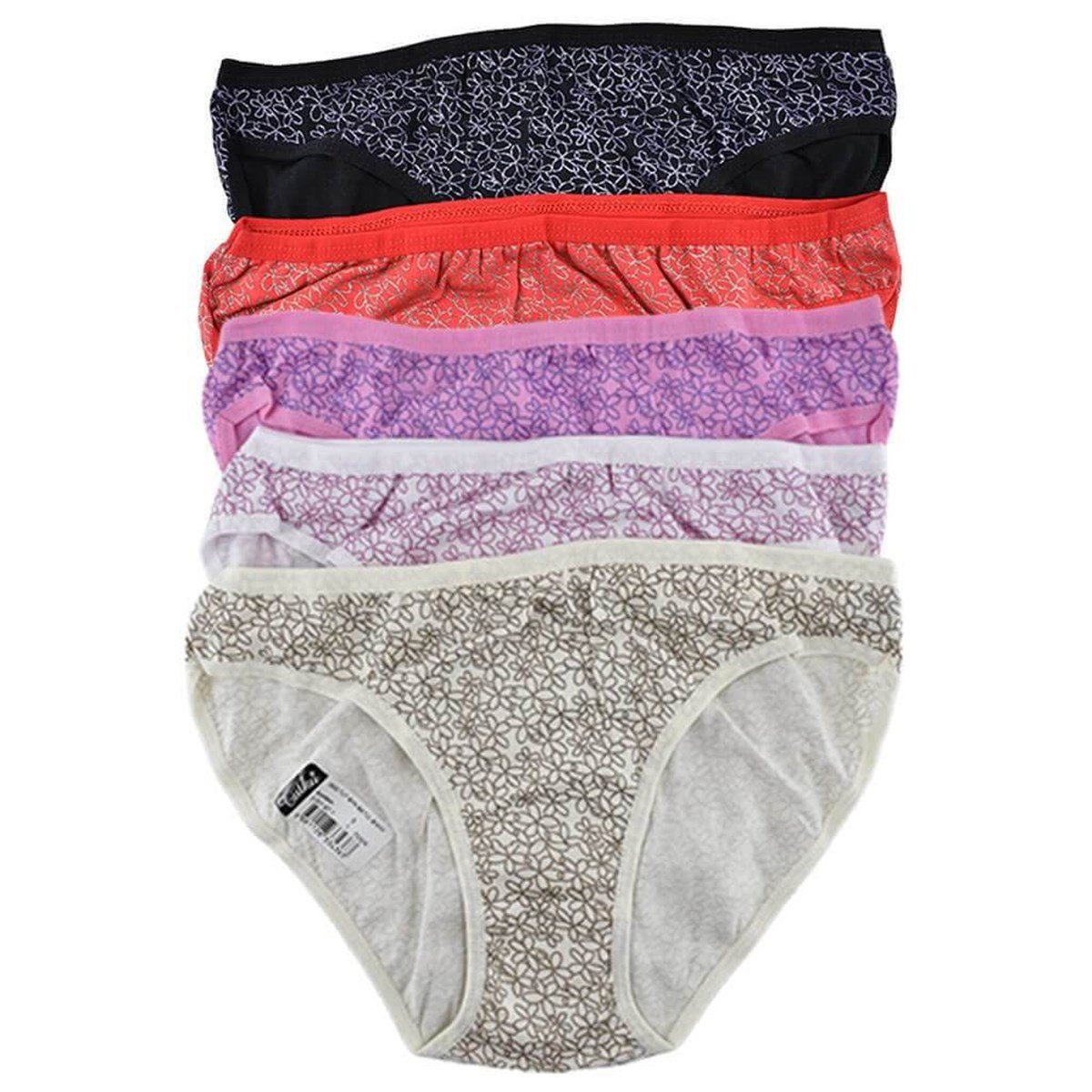 Külot, String, TangaTutku 0532 Betül 6'lı Paket Desenli Elastan Bayan Bikini Külot