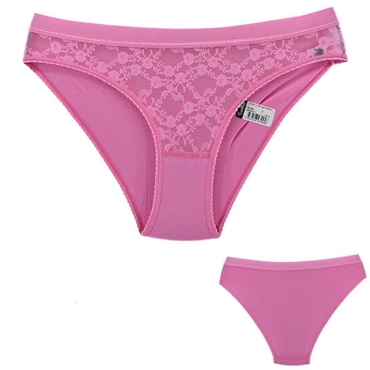 Külot, String, TangaTutku 0725 Safir 6'lı Paket Dantelli Elastan Bayan Bikini Külot