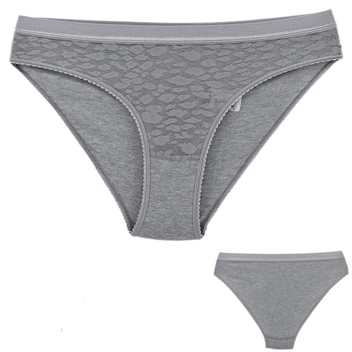 Külot, String, TangaTutku 0725 Safir 6'lı Paket Dantelli Elastan Bayan Bikini Külot