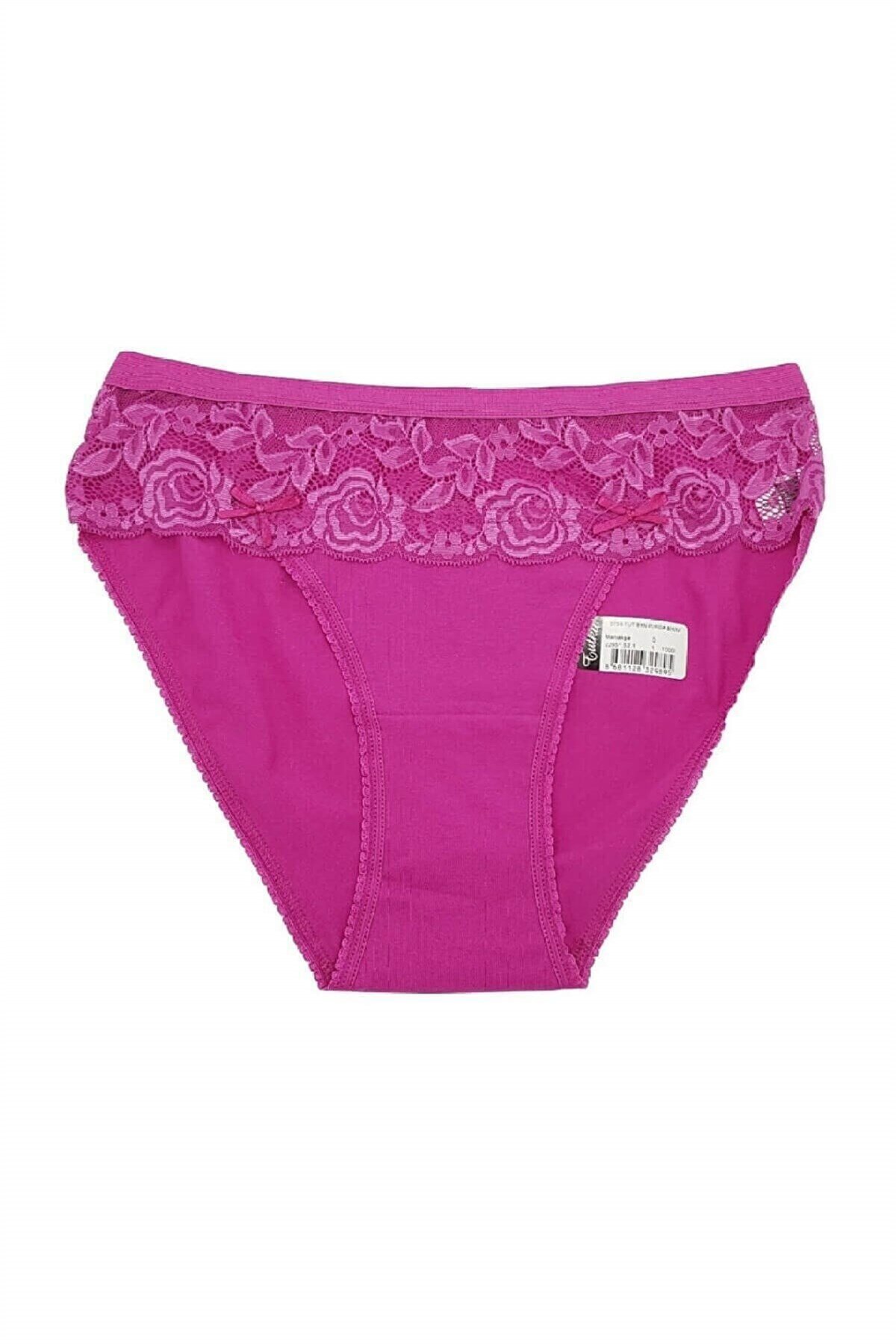 Külot, String, TangaTutku 0736 Funda 6'lı Paket Dantelli Elastan Bayan Bikini Külot