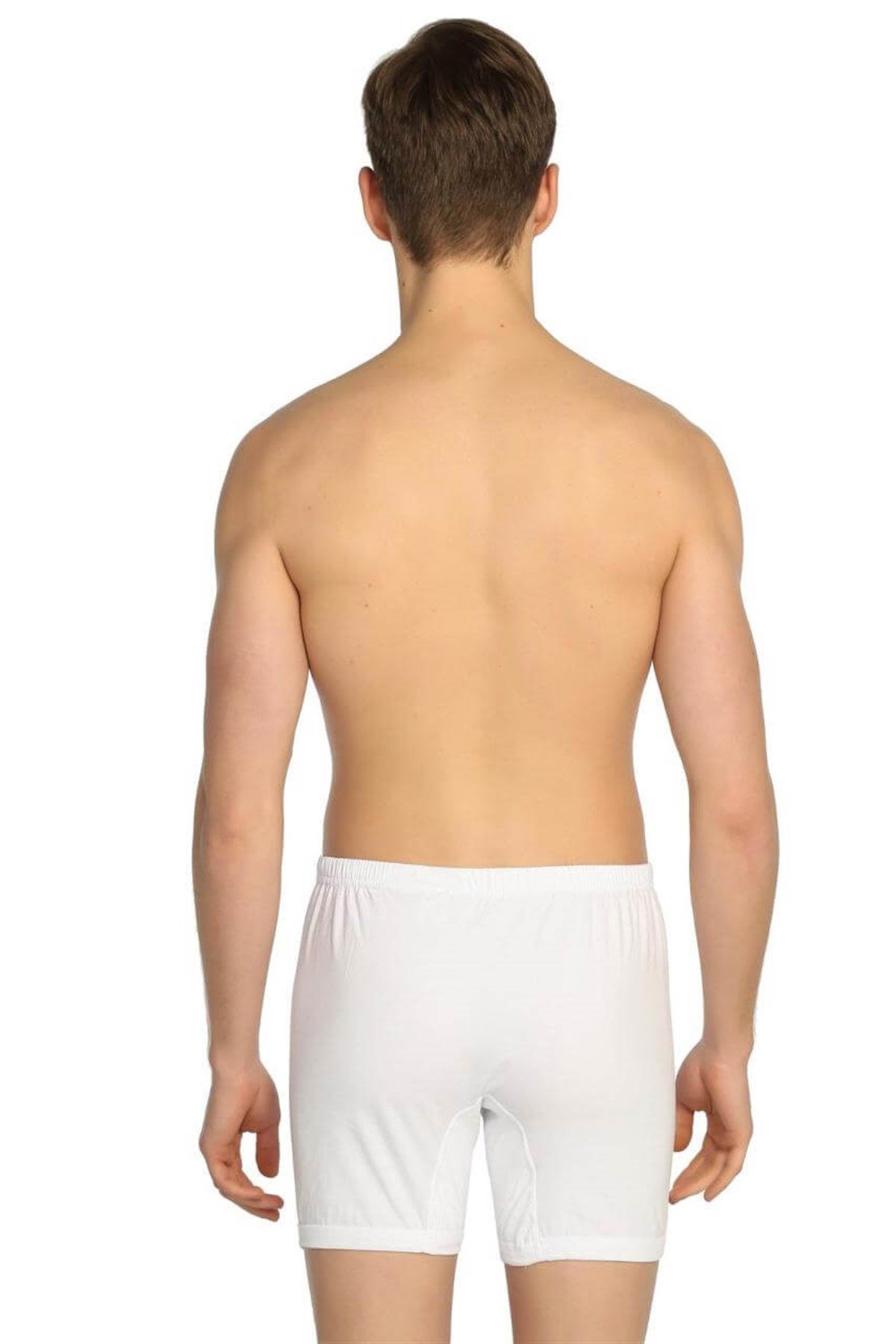 BoxerTutku 3'lü Paket %100 Pamuk Penye Erkek Paçalı Don