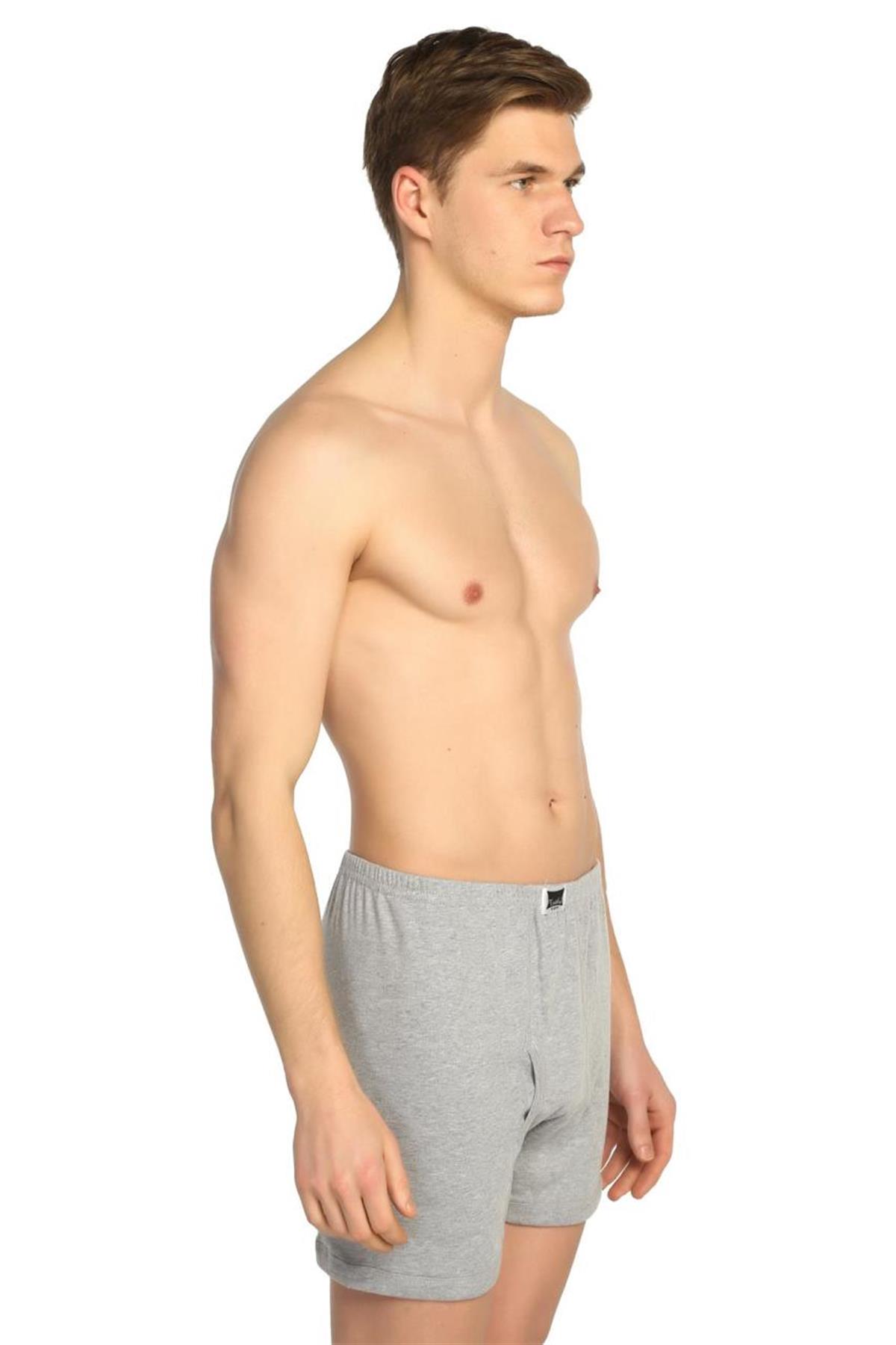 BoxerTutku 6'lı Paket %100 Pamuk Ribana Erkek Paçalı Külot