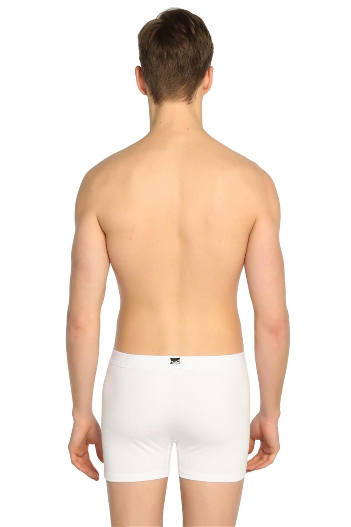 BoxerTutku 6'lı Paket Penye Likralı Erkek Boxer